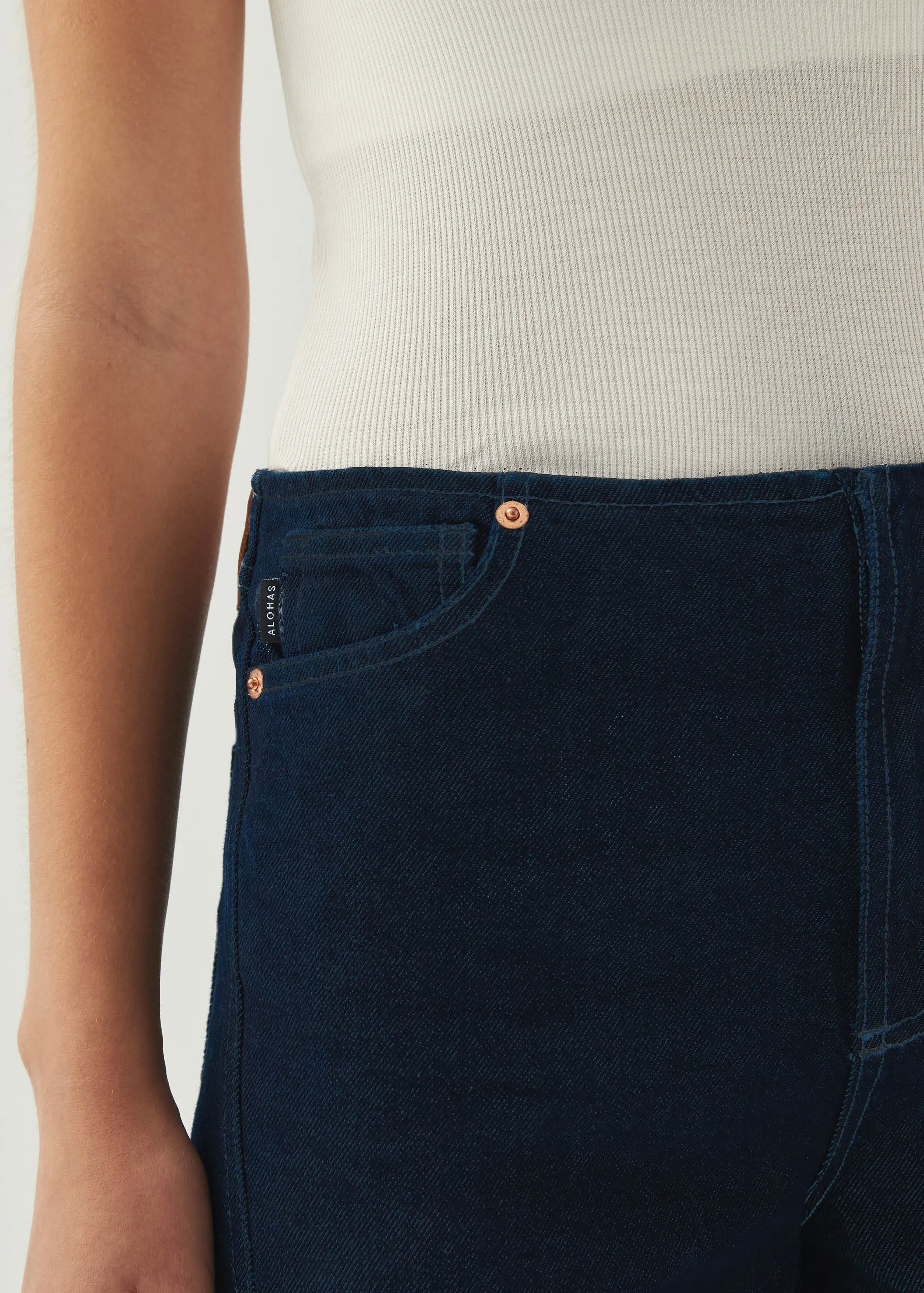 Magda Indigo Denim Trousers sold by Alohas product image thumbnail 4