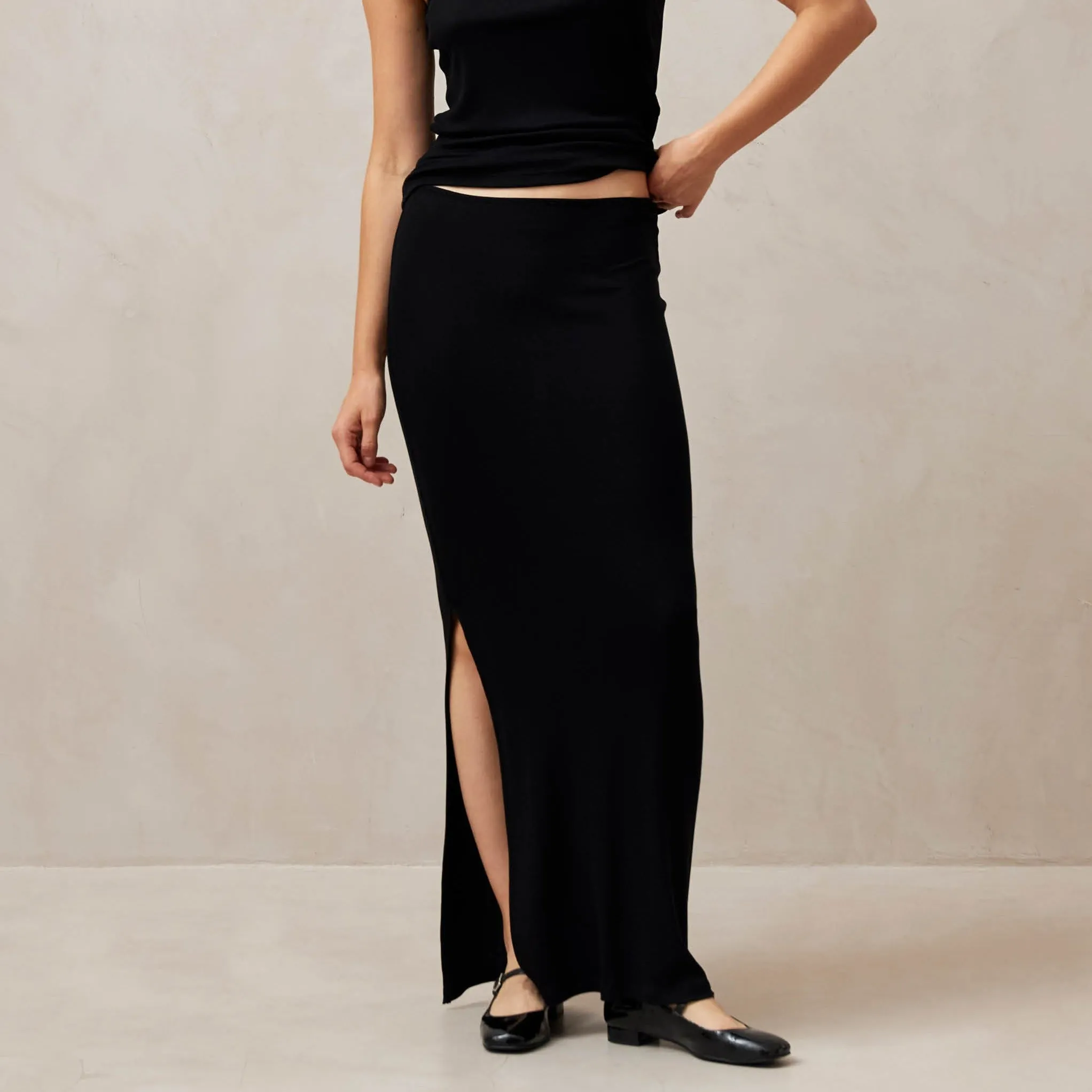 Perla Black Skirt sold by Alohas product image thumbnail 3