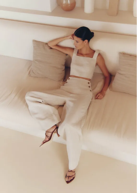 Belinda Brown Leather Sandals sold by Alohas