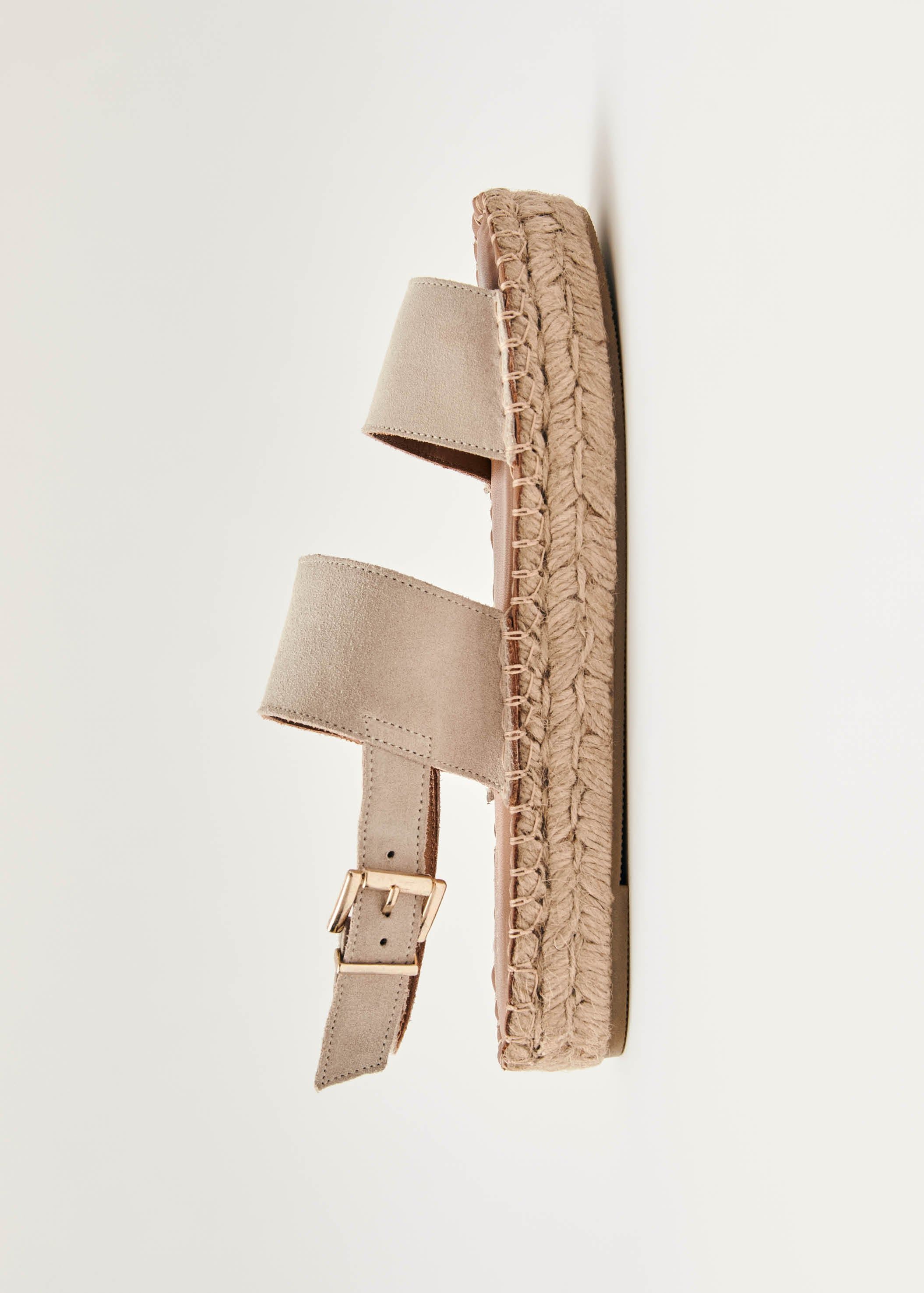 Double Strap Camel Leather Espadrilles sold by Alohas product image thumbnail 4