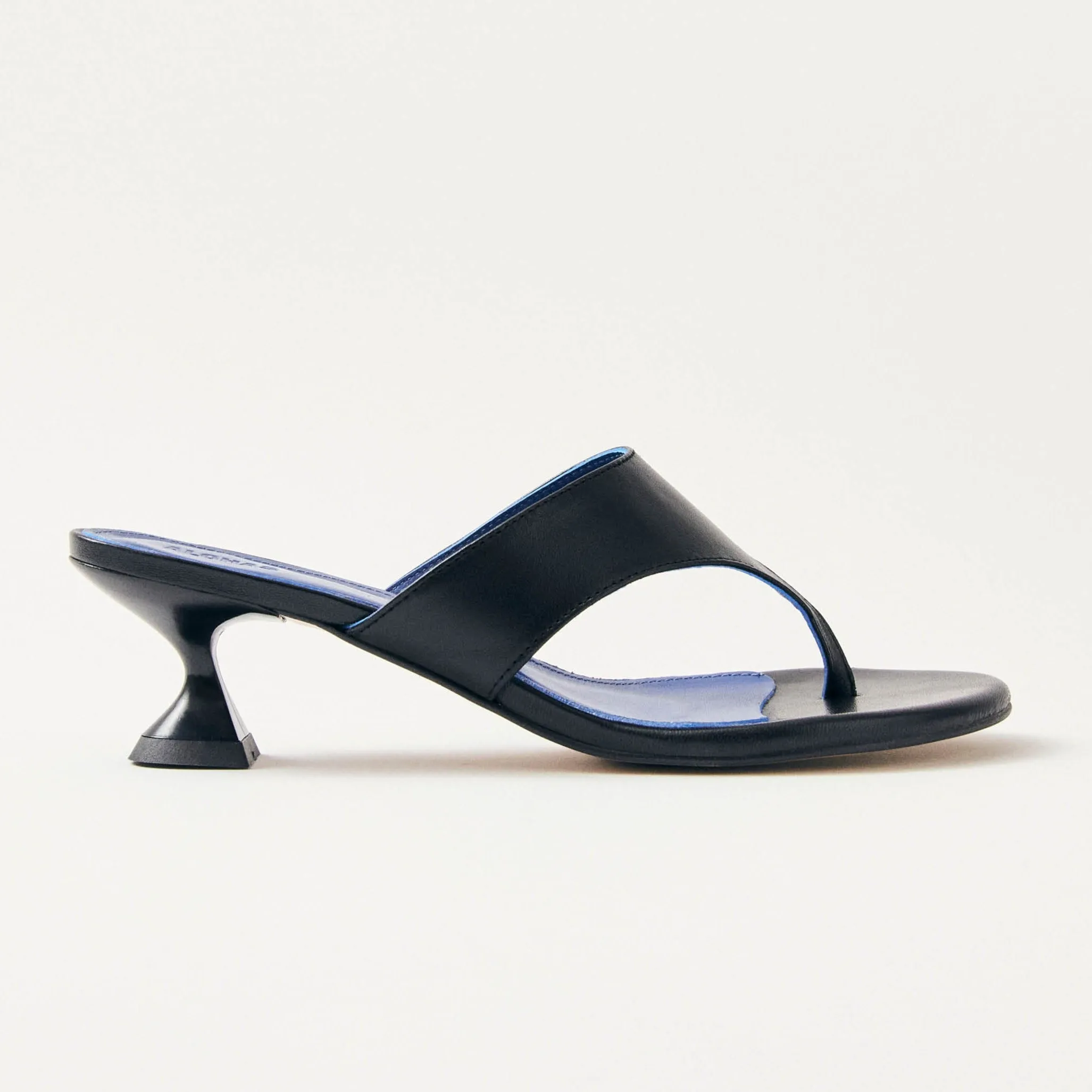 Tess Black Leather Sandals sold by Alohas product image thumbnail 3
