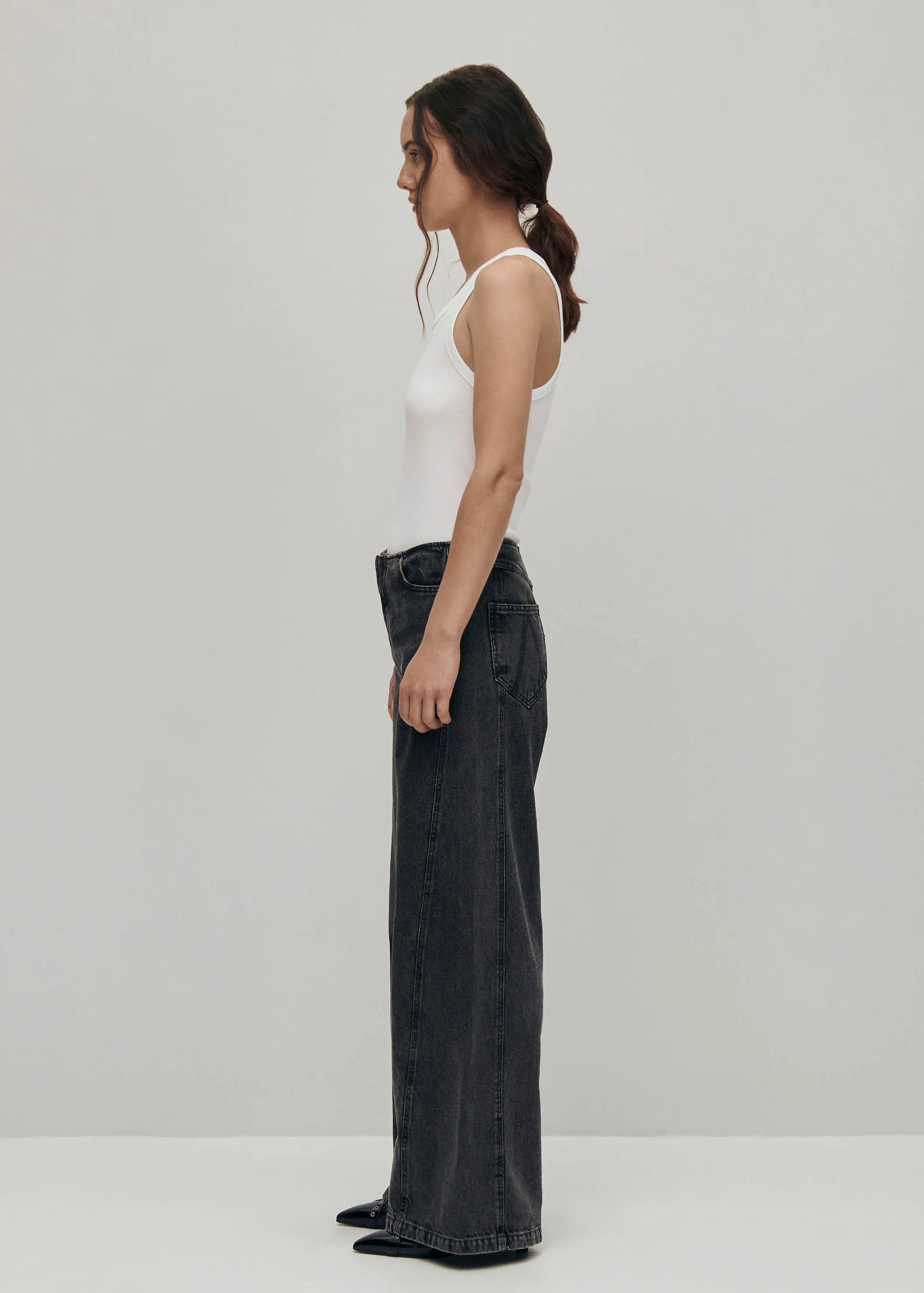 Magda Black Denim Pants sold by Alohas product image thumbnail 4