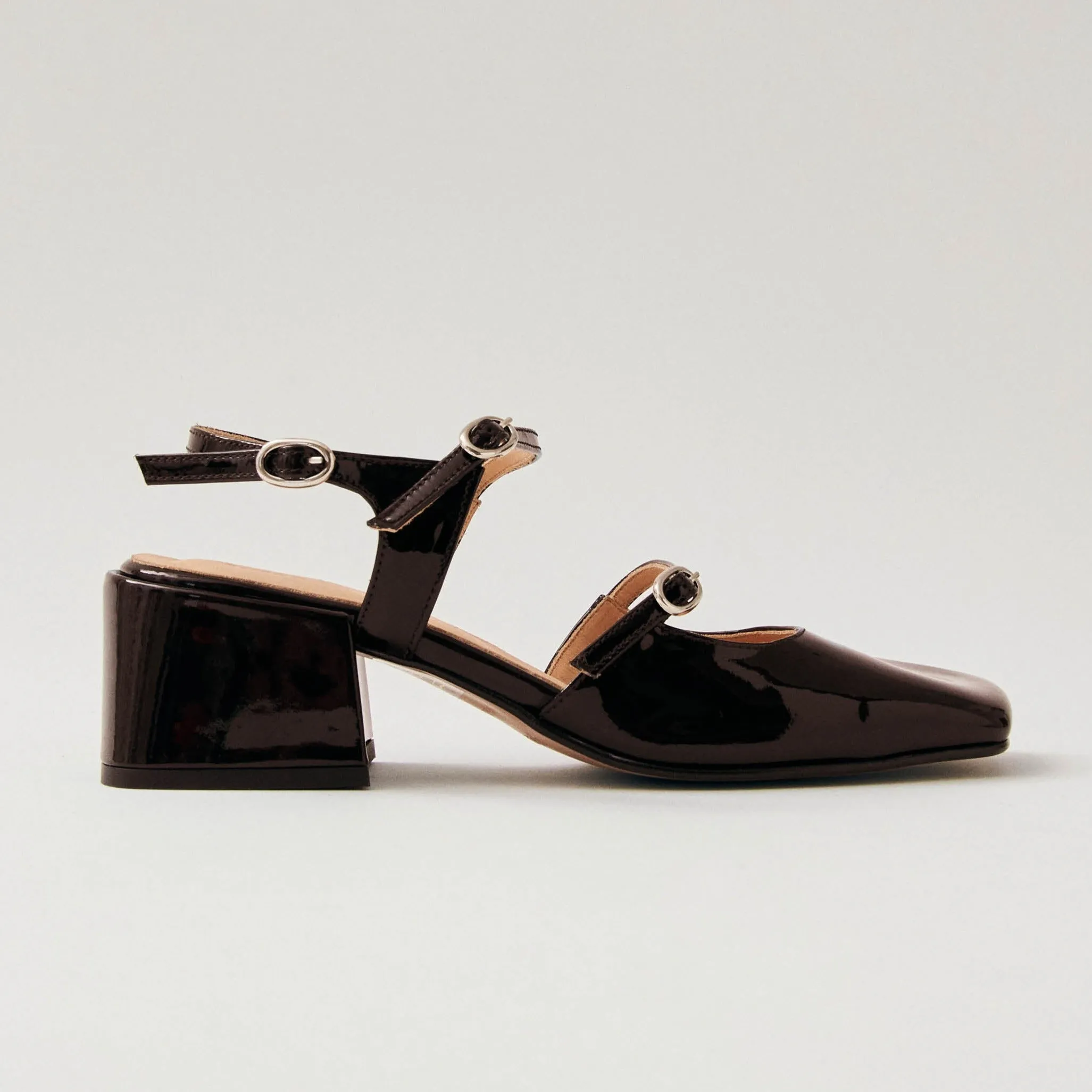 Withnee Onix Brown Leather Pumps sold by Alohas product image thumbnail 3