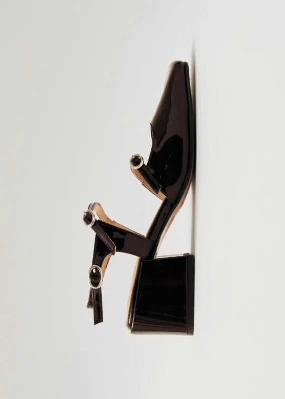 Withnee Onix Brown Leather Pumps sold by Alohas