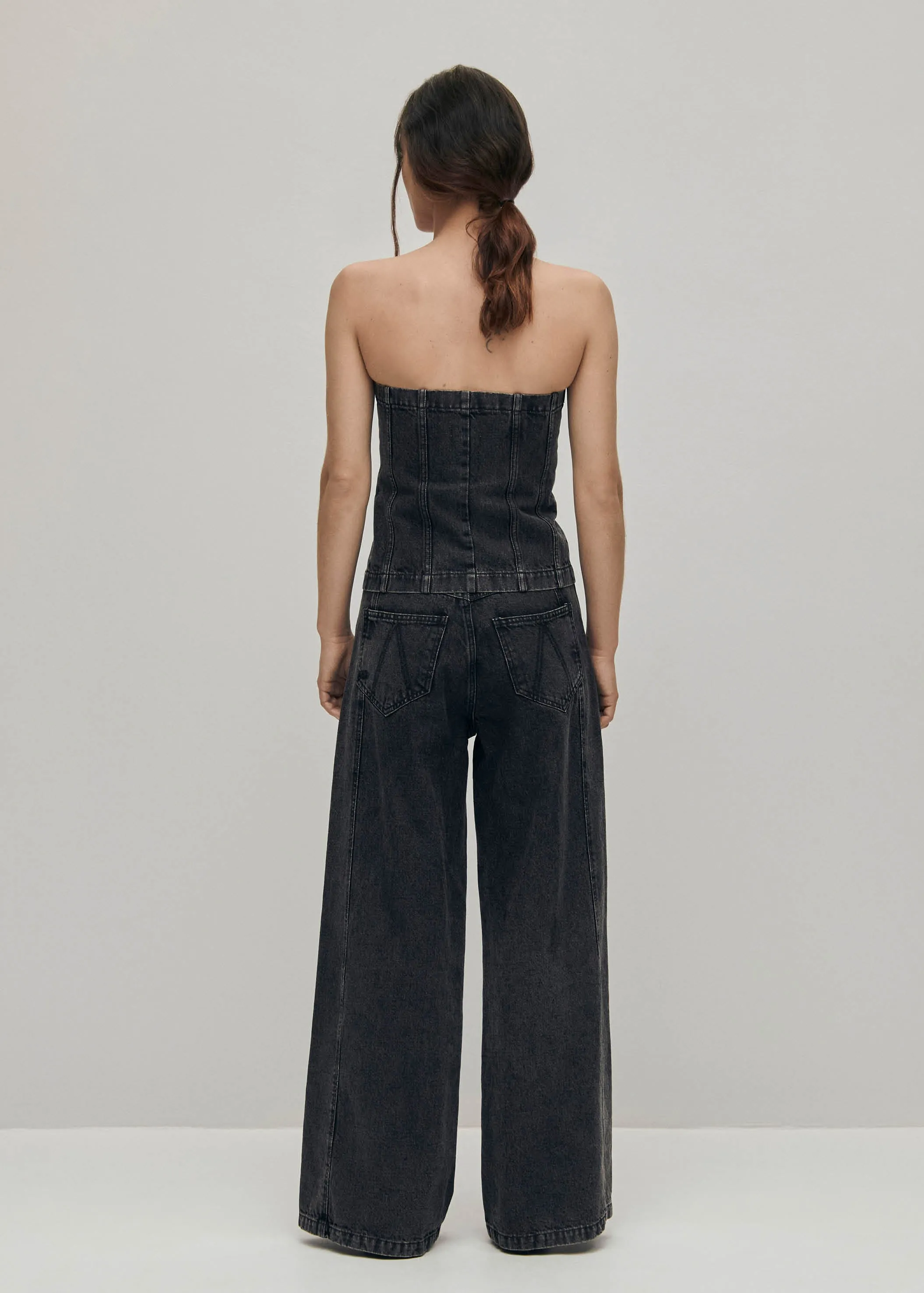 Troyes Black Denim Tank sold by Alohas product image thumbnail 4