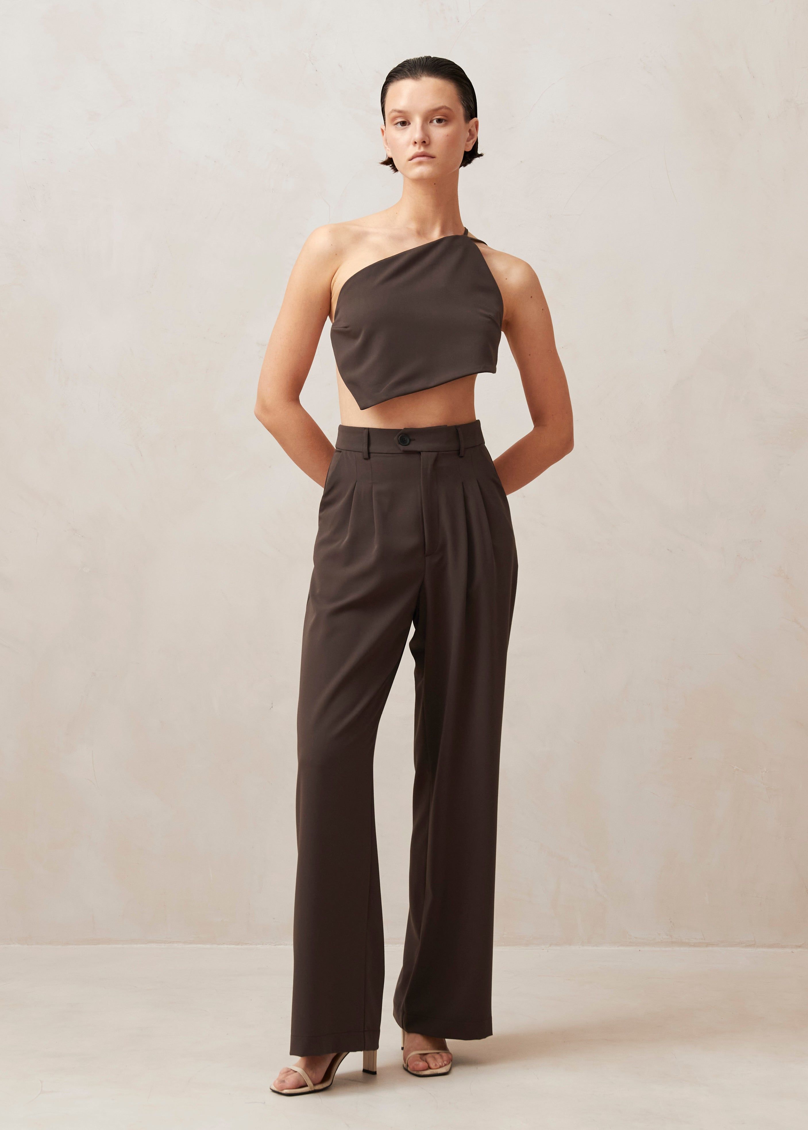 Irina Dark Brown Pants sold by Alohas product image thumbnail 4