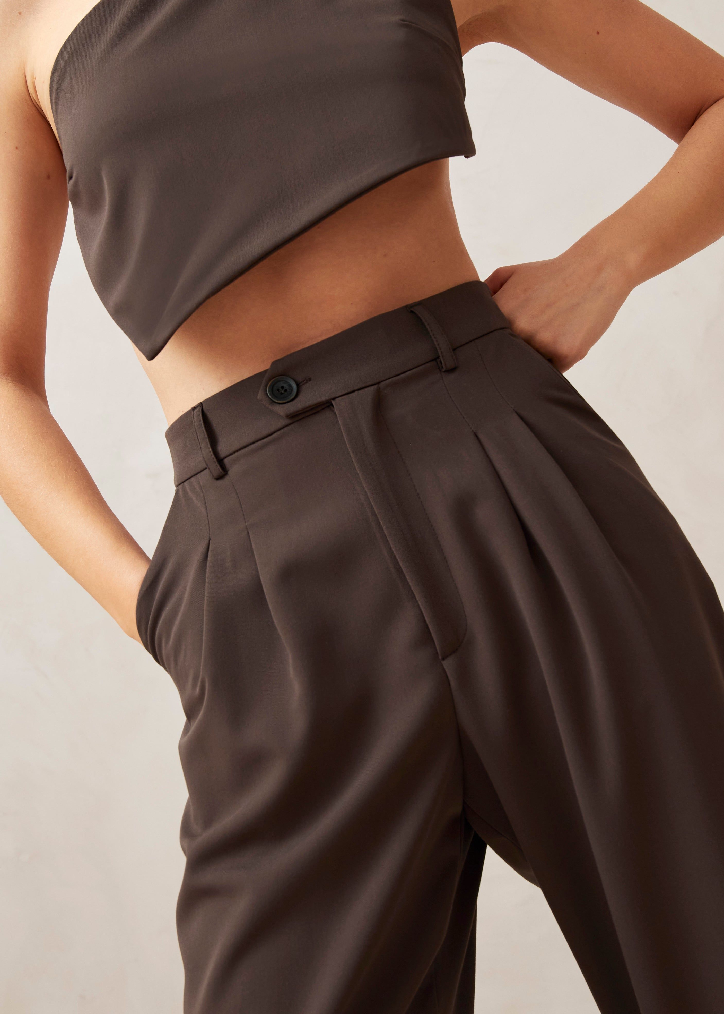 Irina Dark Brown Pants sold by Alohas product image thumbnail 5