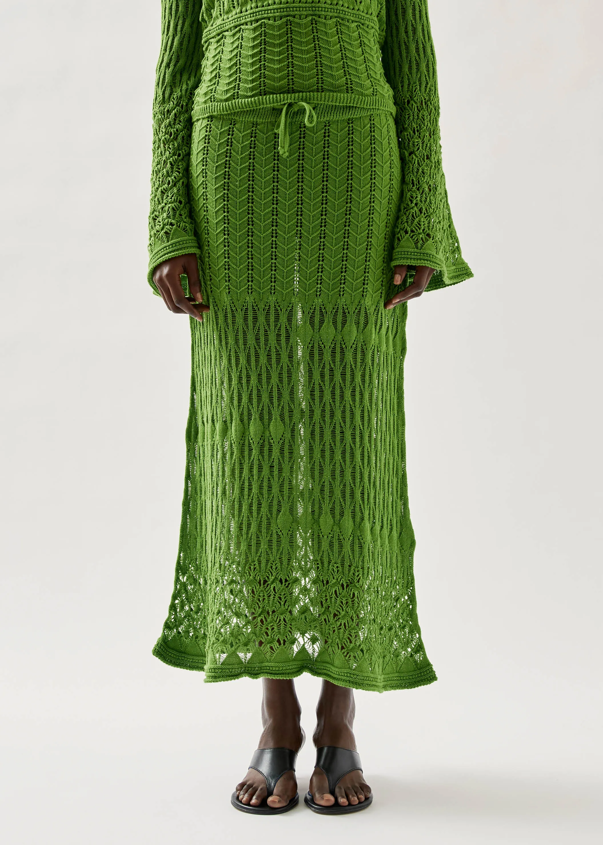 Caterina Green Skirt sold by Alohas product image thumbnail 5