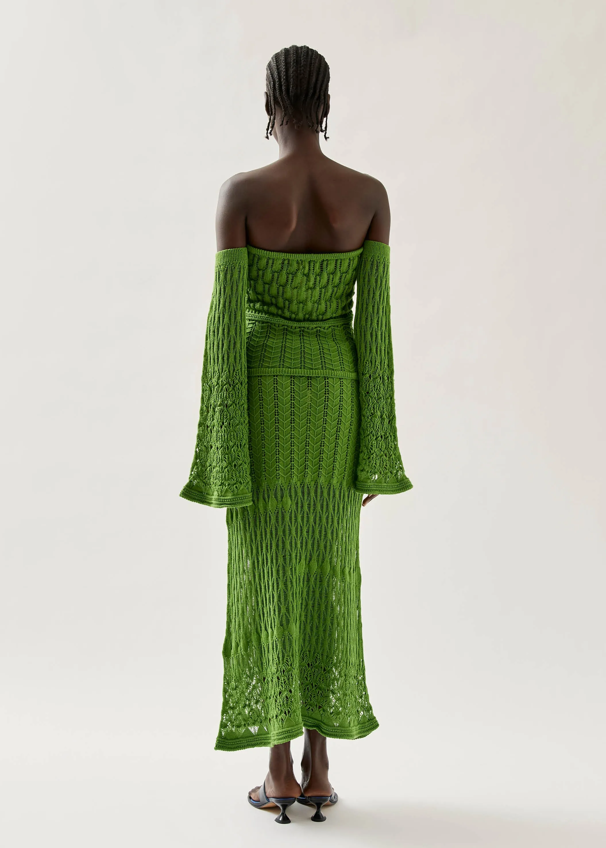 Caterina Green Skirt sold by Alohas product image thumbnail 4