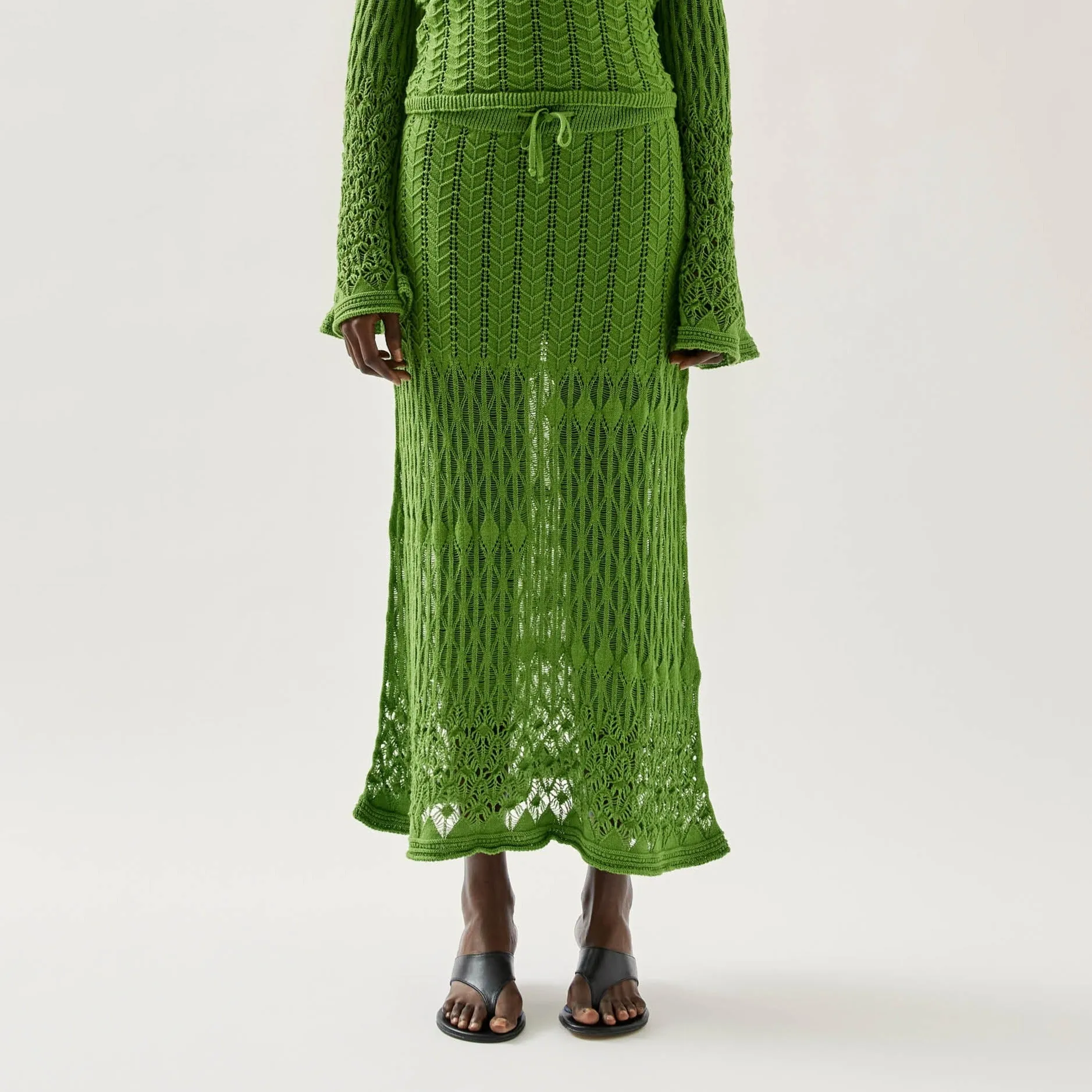 Caterina Green Skirt sold by Alohas product image thumbnail 3