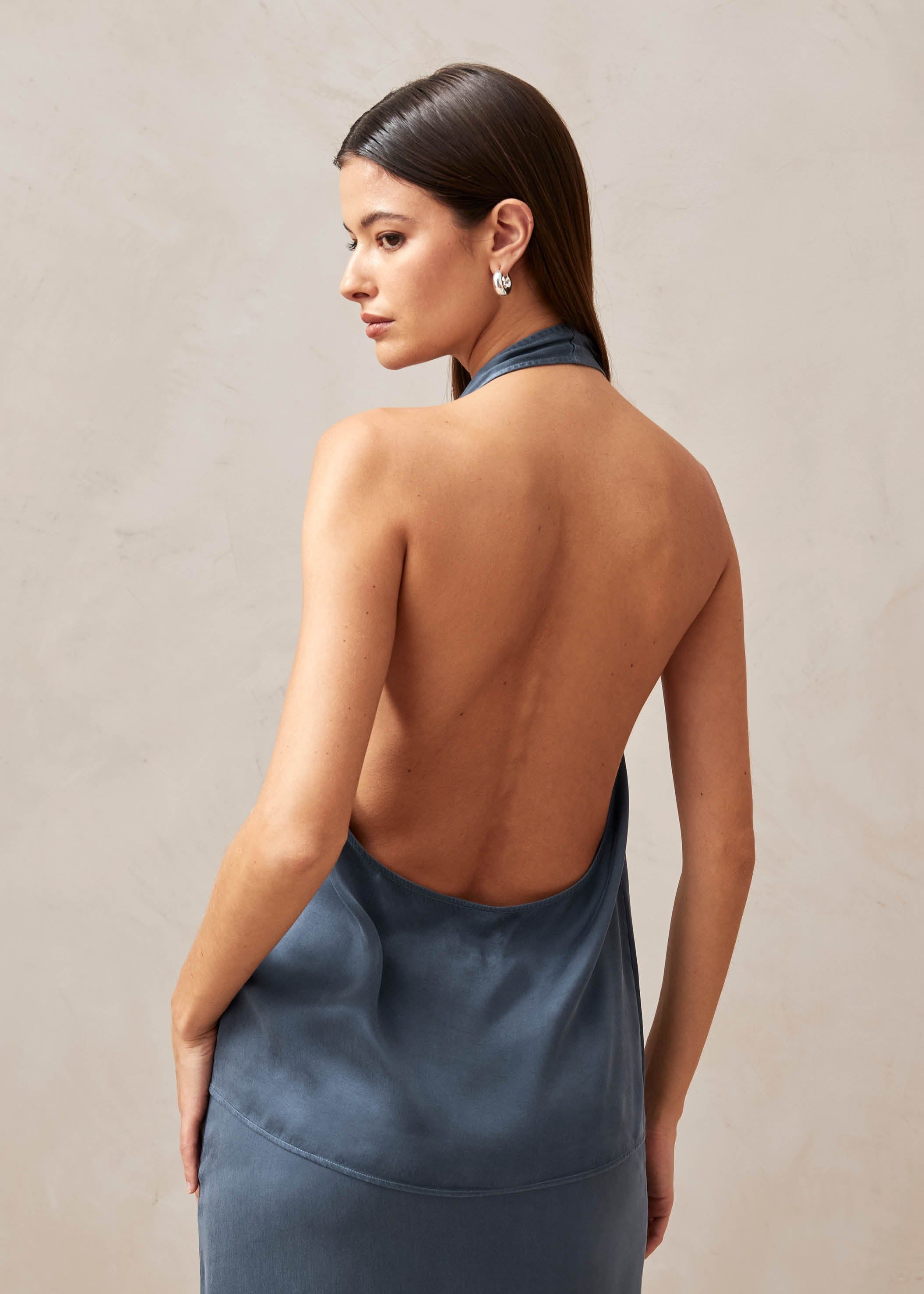 Kate Blue Gray Shirt sold by Alohas product image thumbnail 4