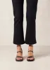 Alexa Silky Black Sandals sold by Alohas