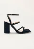 Alexa Silky Black Sandals sold by Alohas