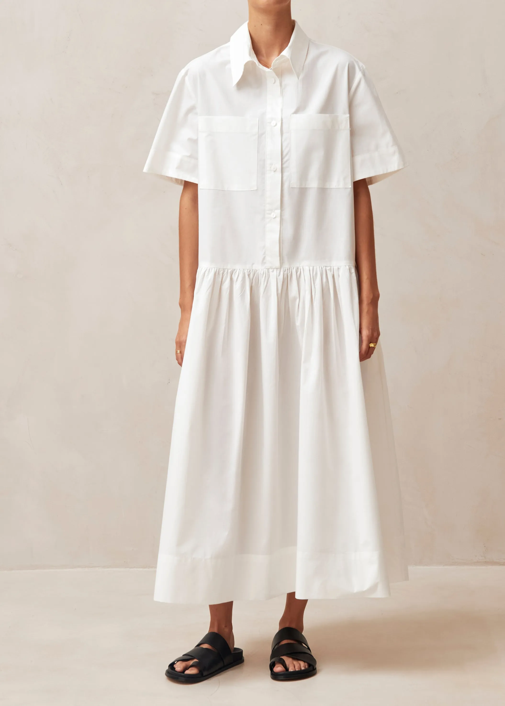 Bay White Midi Dress sold by Alohas product image thumbnail 3