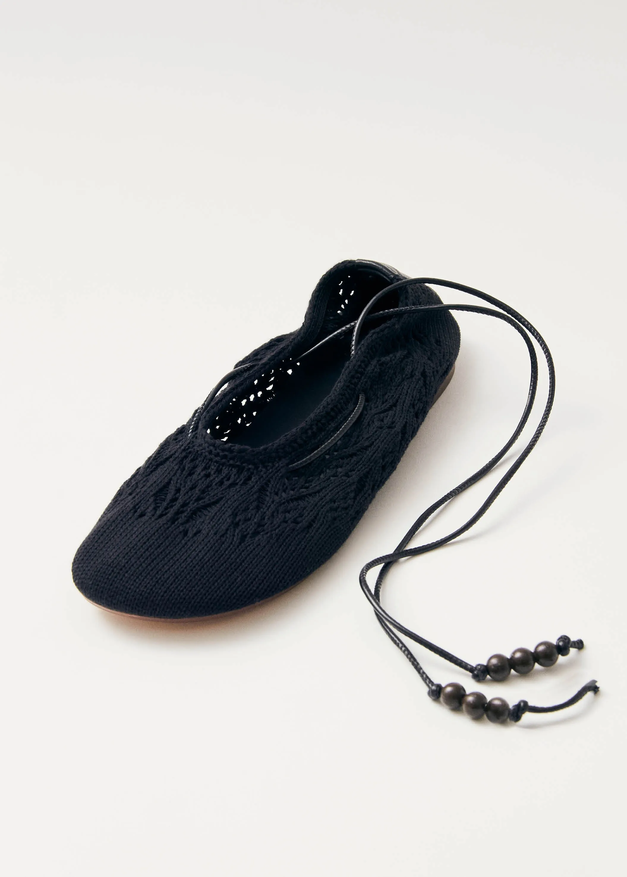 Rosemary Crochet Black Ballet Flats sold by Alohas product image thumbnail 5