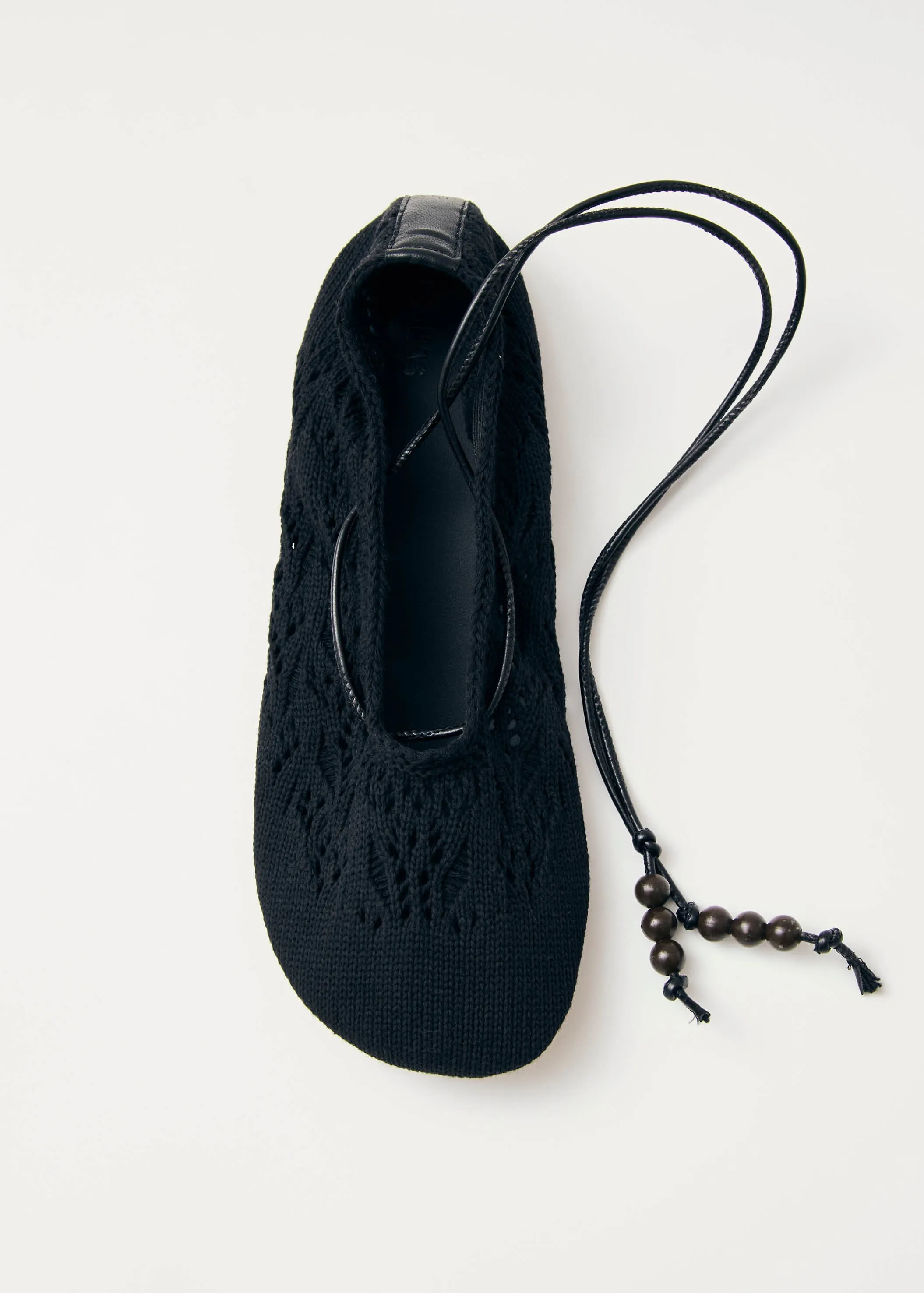 Rosemary Crochet Black Ballet Flats sold by Alohas product image thumbnail 4