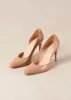 Amelia Onix Beige Leather Pumps sold by Alohas
