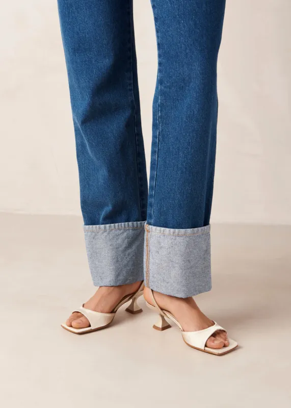 Skye Silky Cream Sandals sold by Alohas