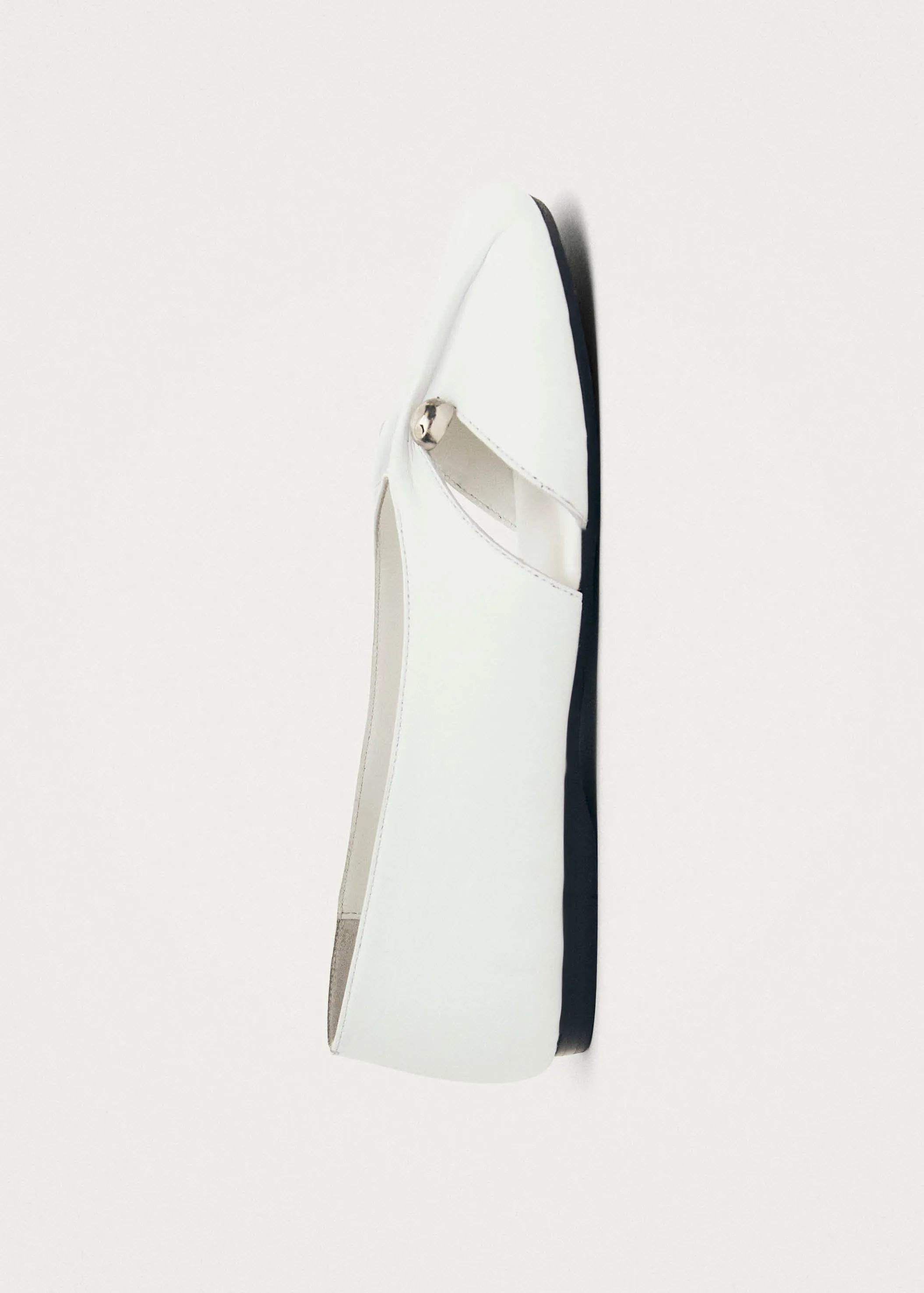 Ravena White Leather Ballet Flats sold by Alohas product image thumbnail 5
