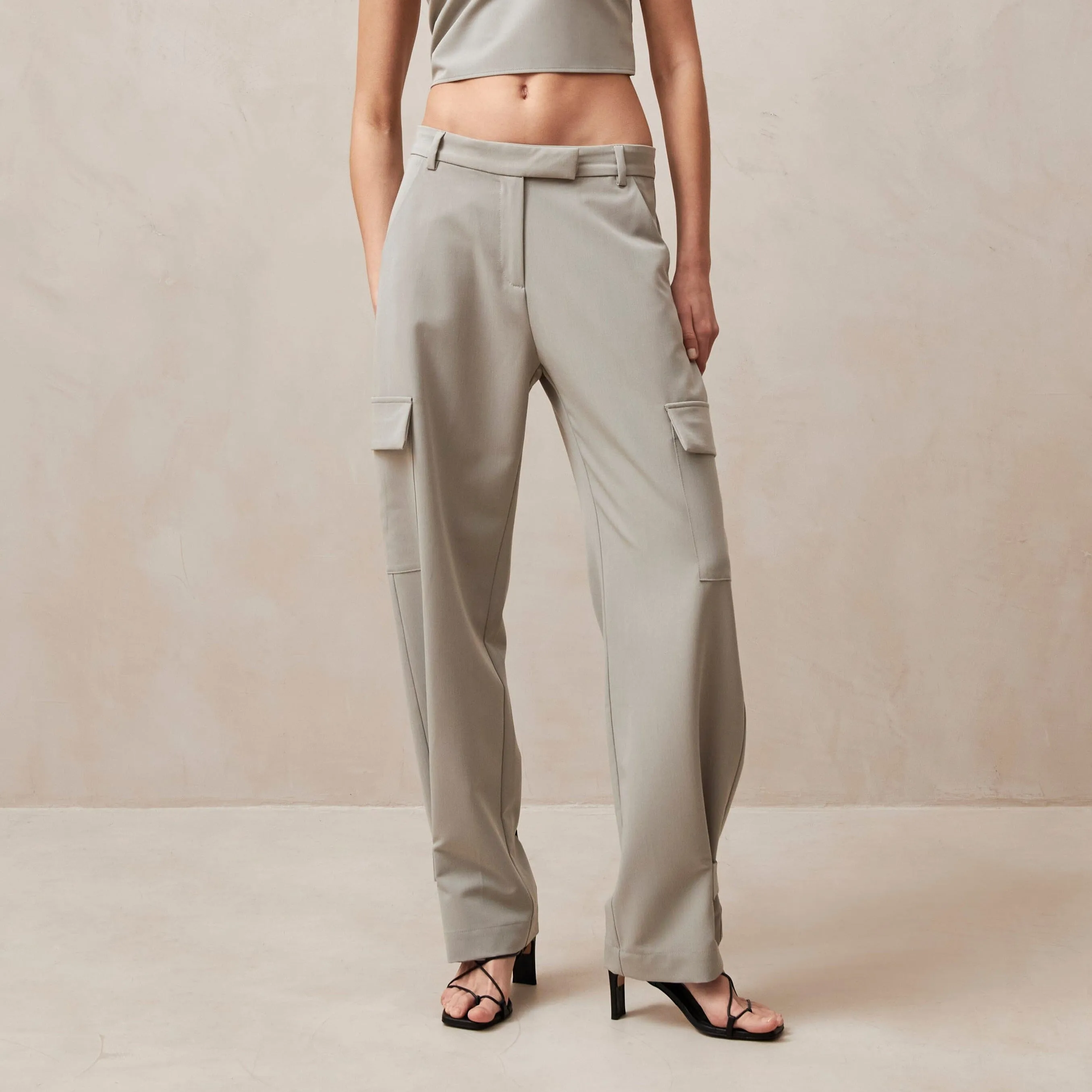 Rita Light Gray Pants sold by Alohas product image thumbnail 3
