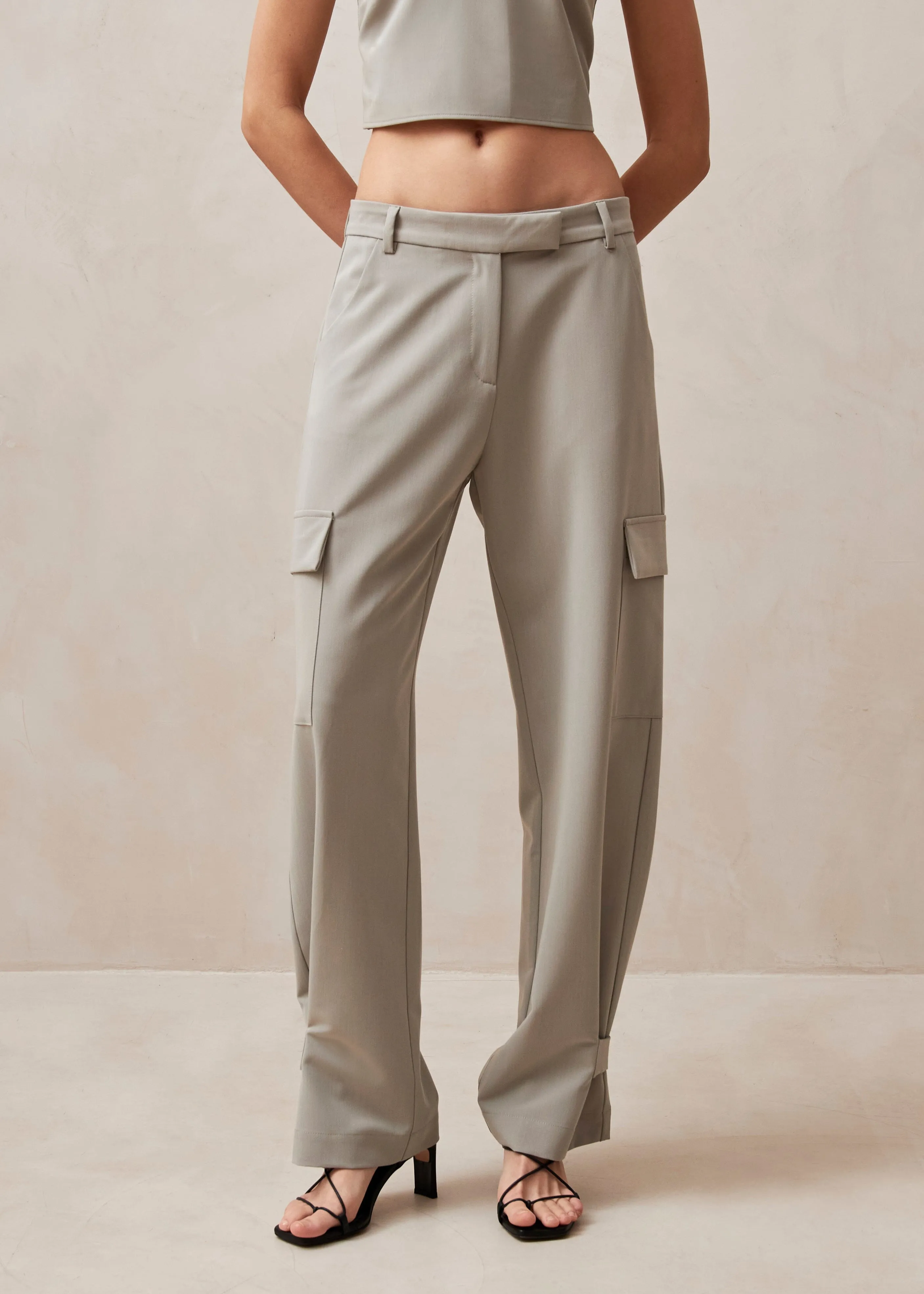 Rita Light Gray Pants sold by Alohas product image thumbnail 2