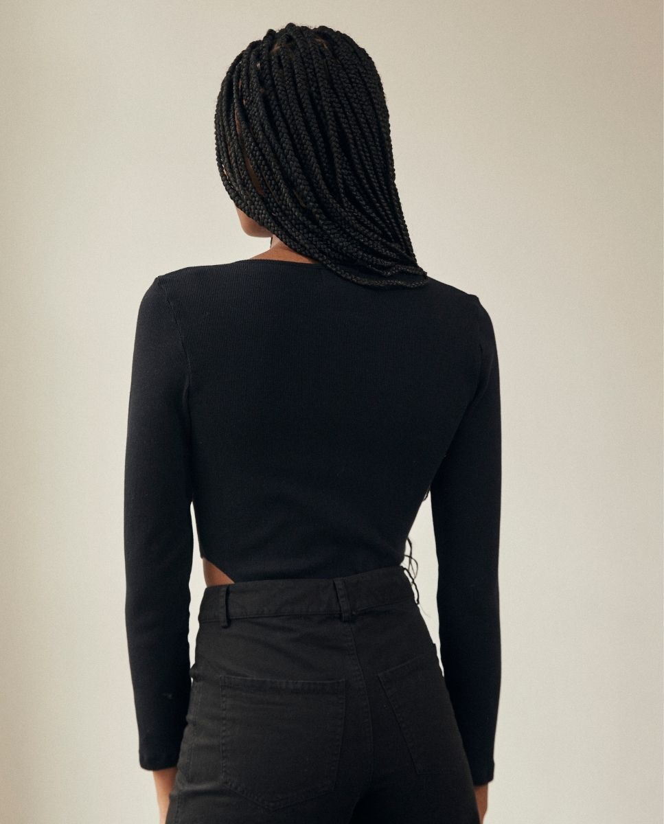 Glace Bodysuit Black sold by Alohas product image thumbnail 4