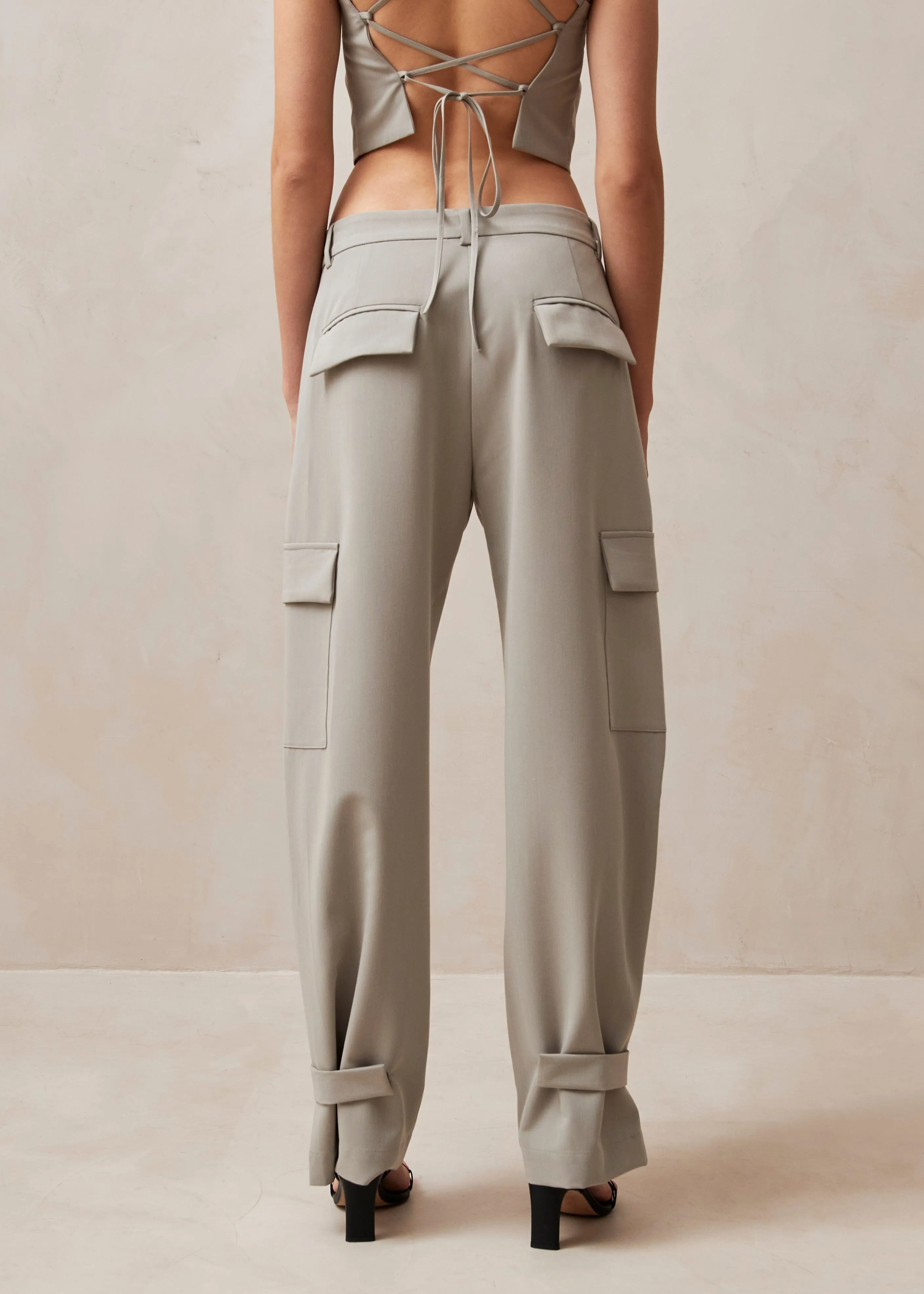 Rita Light Gray Pants sold by Alohas product image thumbnail 4