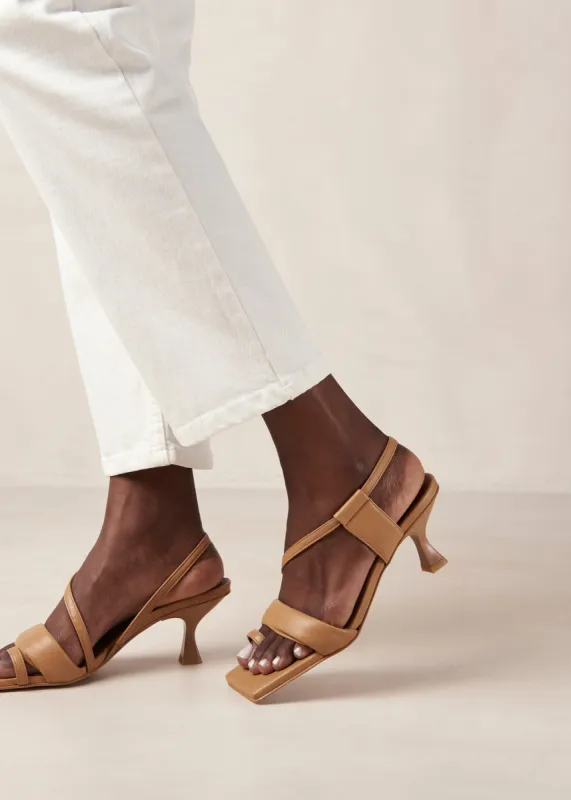 Asymmetric Straps Camel sold by Alohas