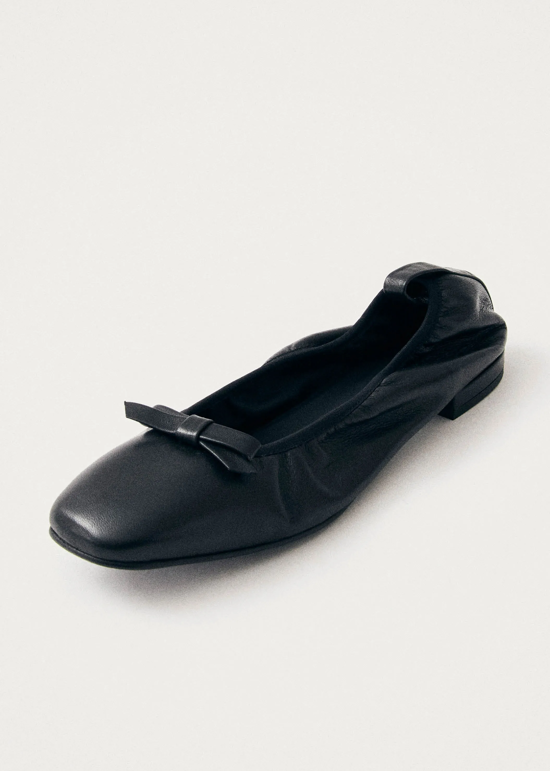Freya Black Leather Ballet Flats sold by Alohas product image thumbnail 2