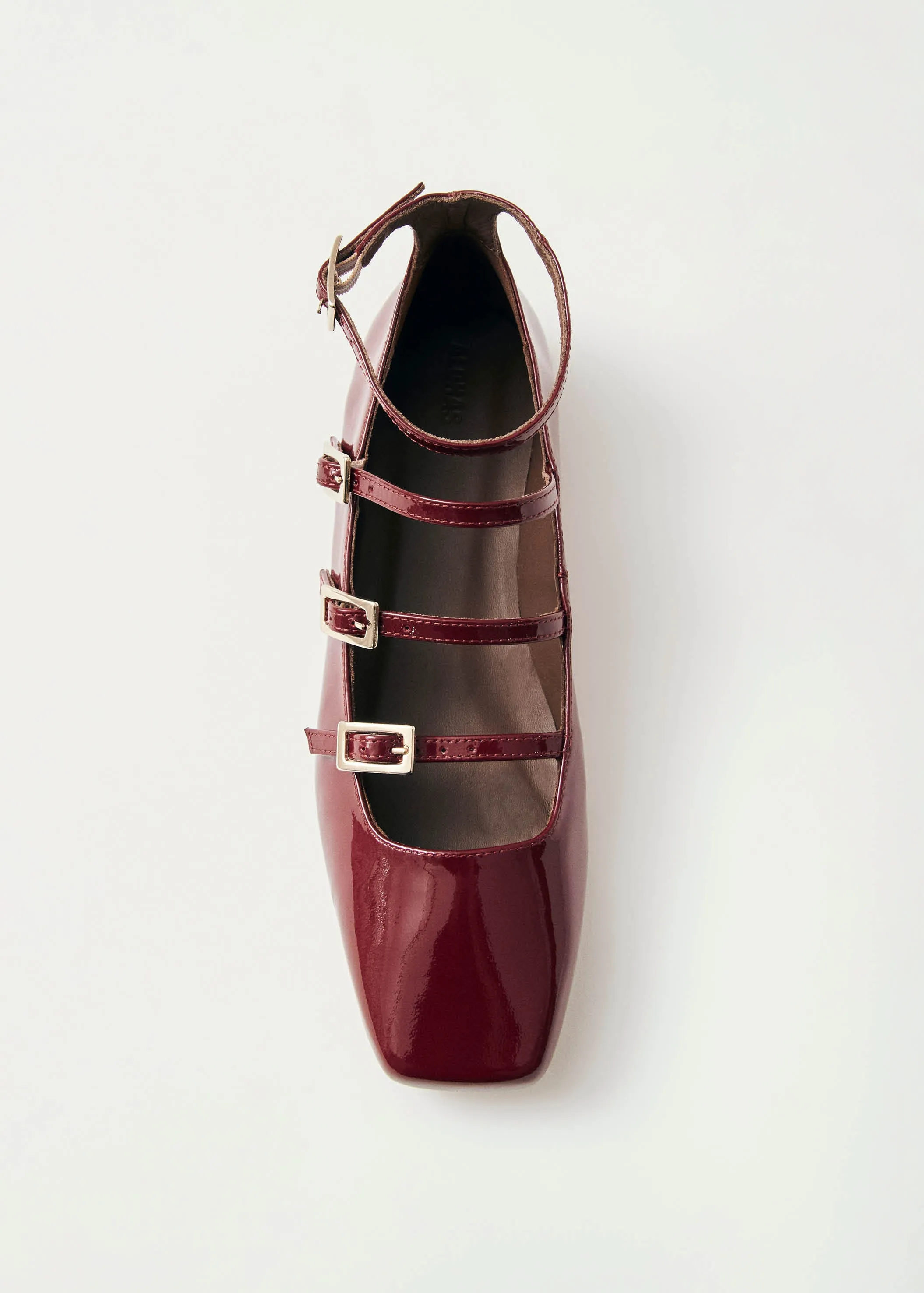 Luke Onix Wine Burgundy Leather Ballet Flats sold by Alohas product image thumbnail 4