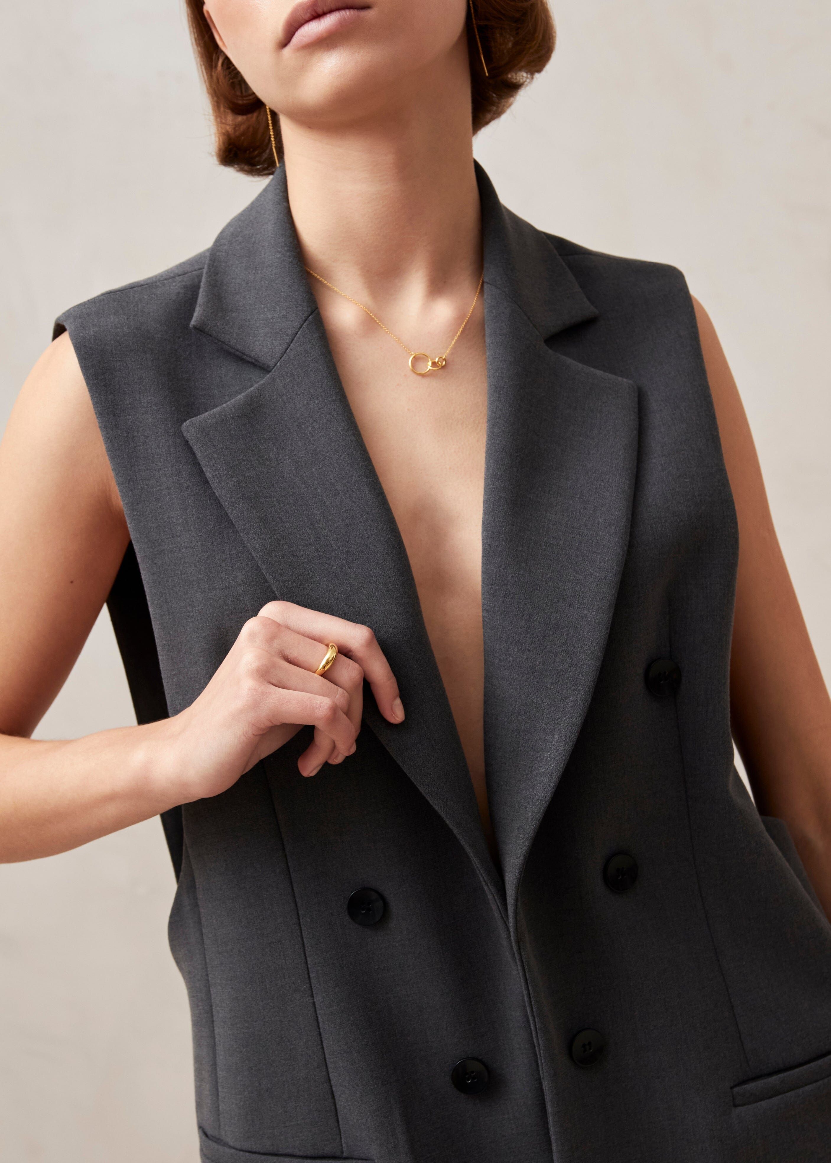 Piera Grey Blazer sold by Alohas product image thumbnail 5