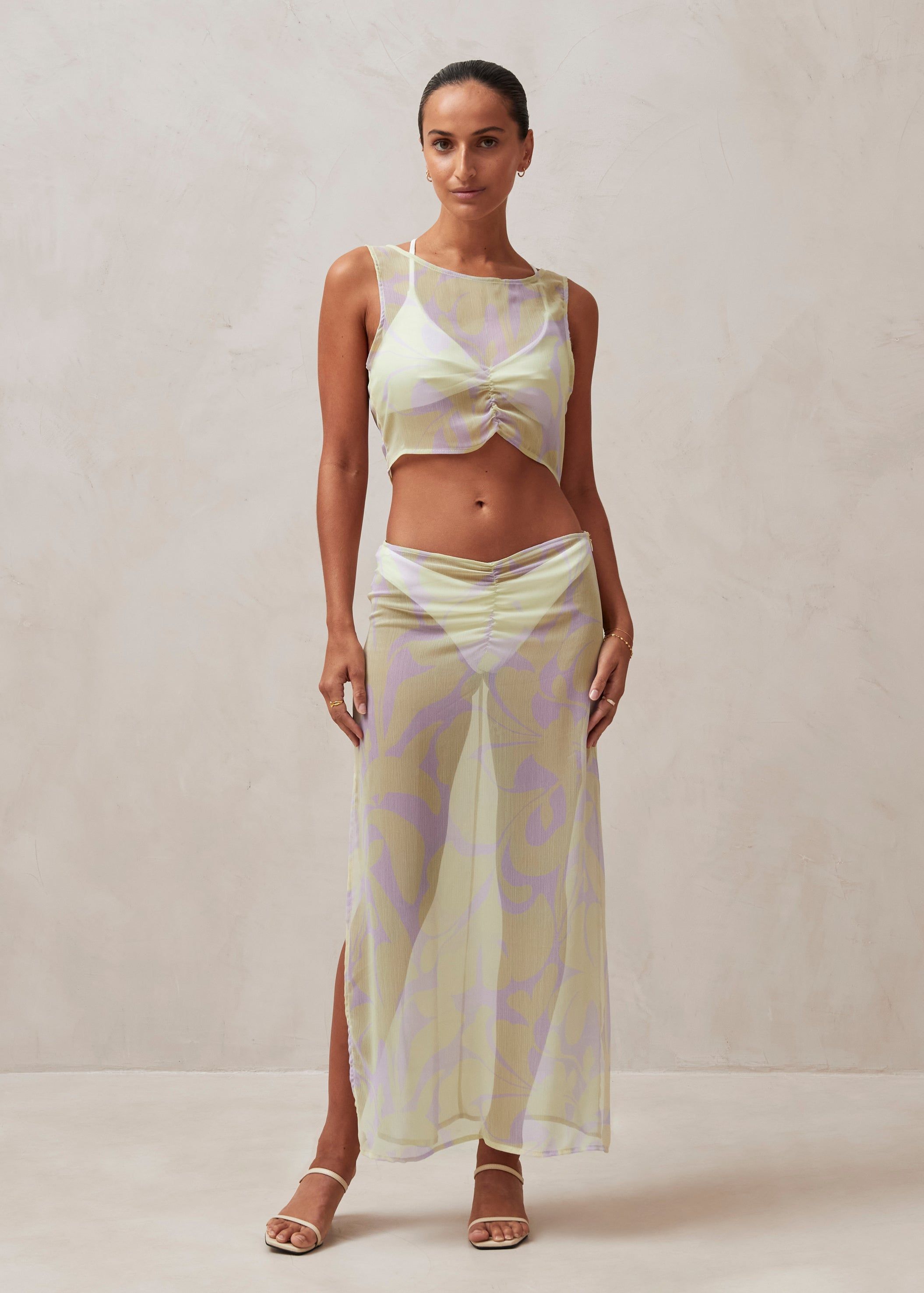 Meg Pastel Waves Blouse sold by Alohas product image thumbnail 4