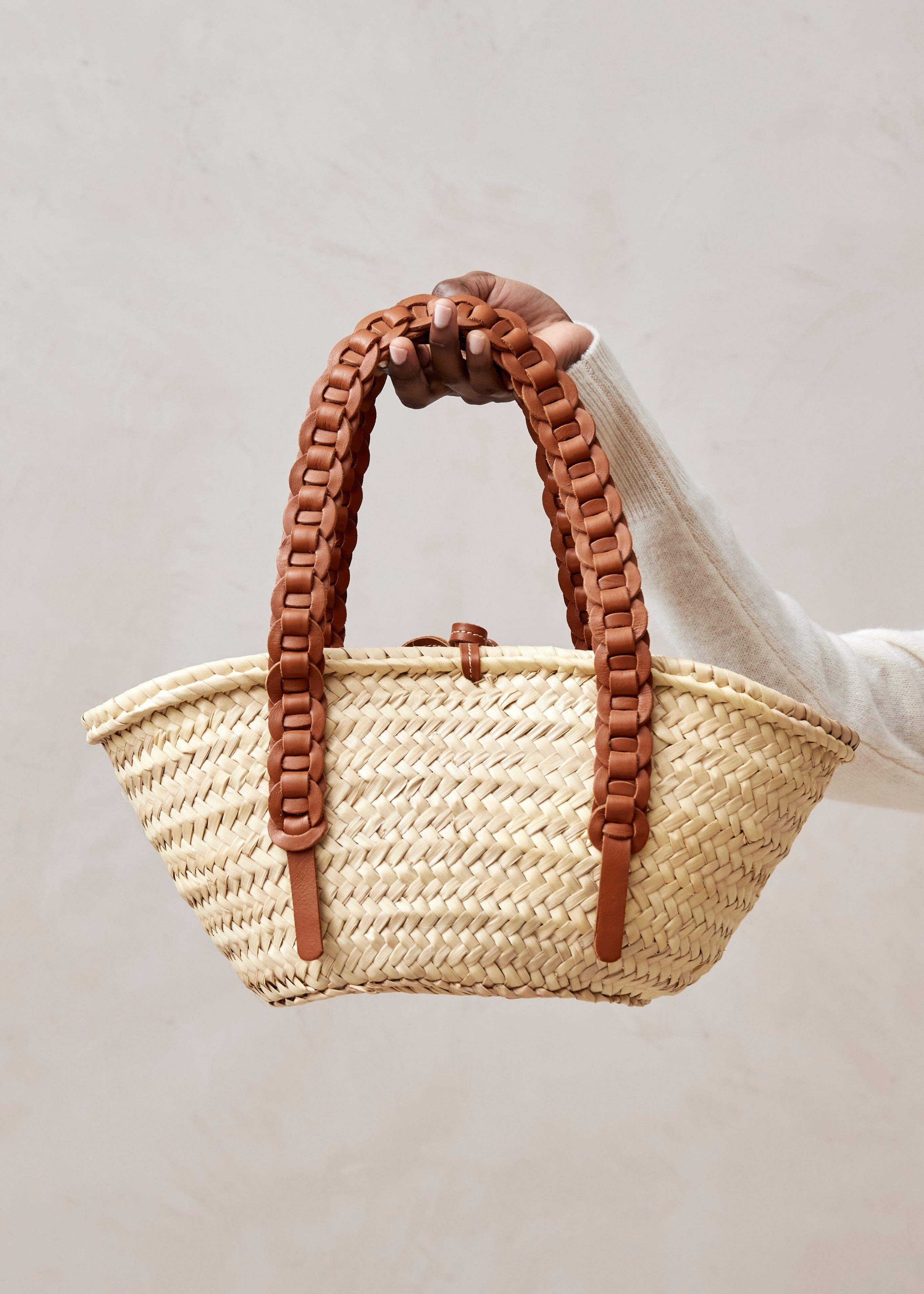 Woven Basket Tan sold by Alohas