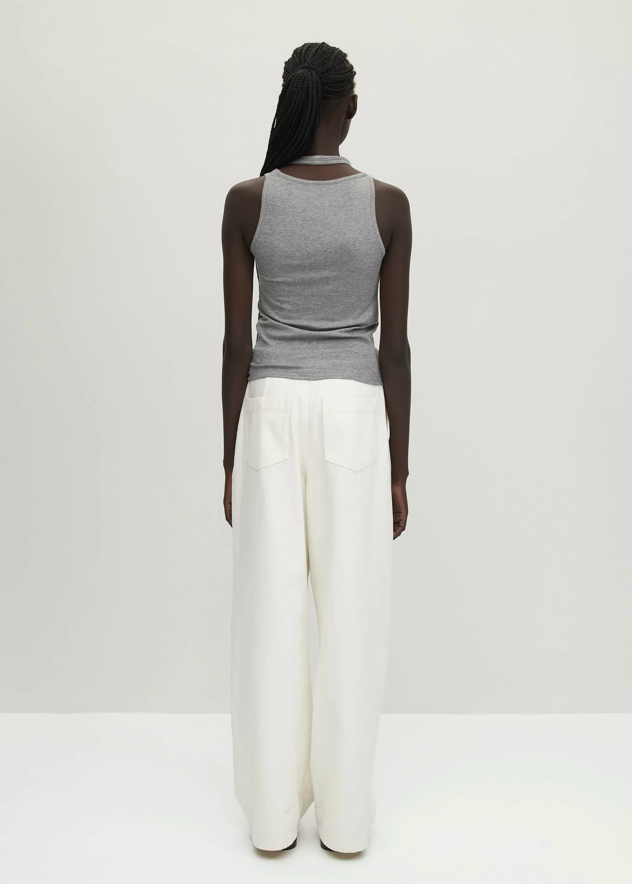 Eos Grey Melange Top sold by Alohas product image thumbnail 2