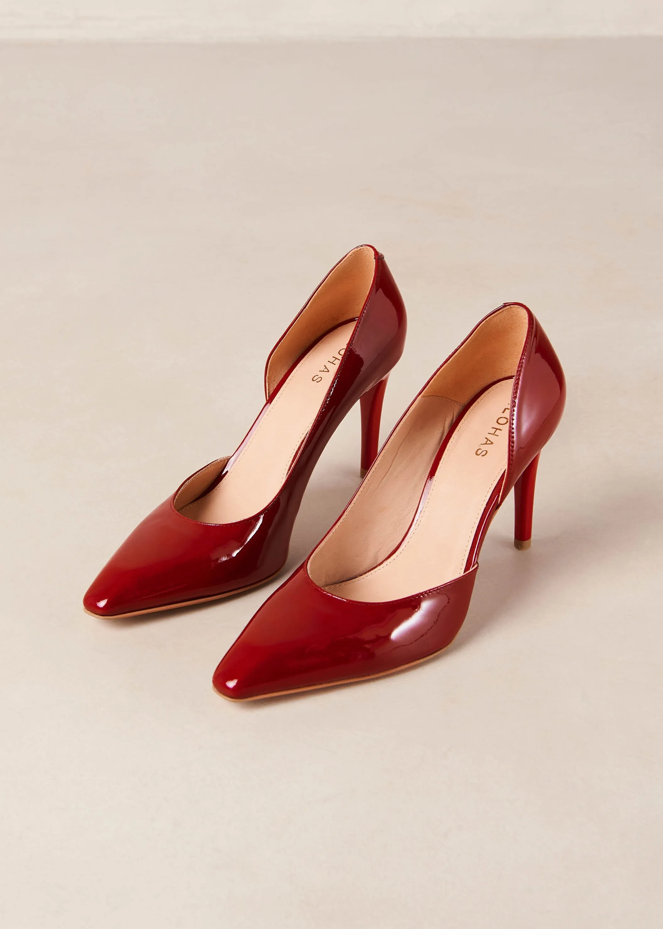 Amelia Onix Red Leather Pumps sold by Alohas product image thumbnail 5