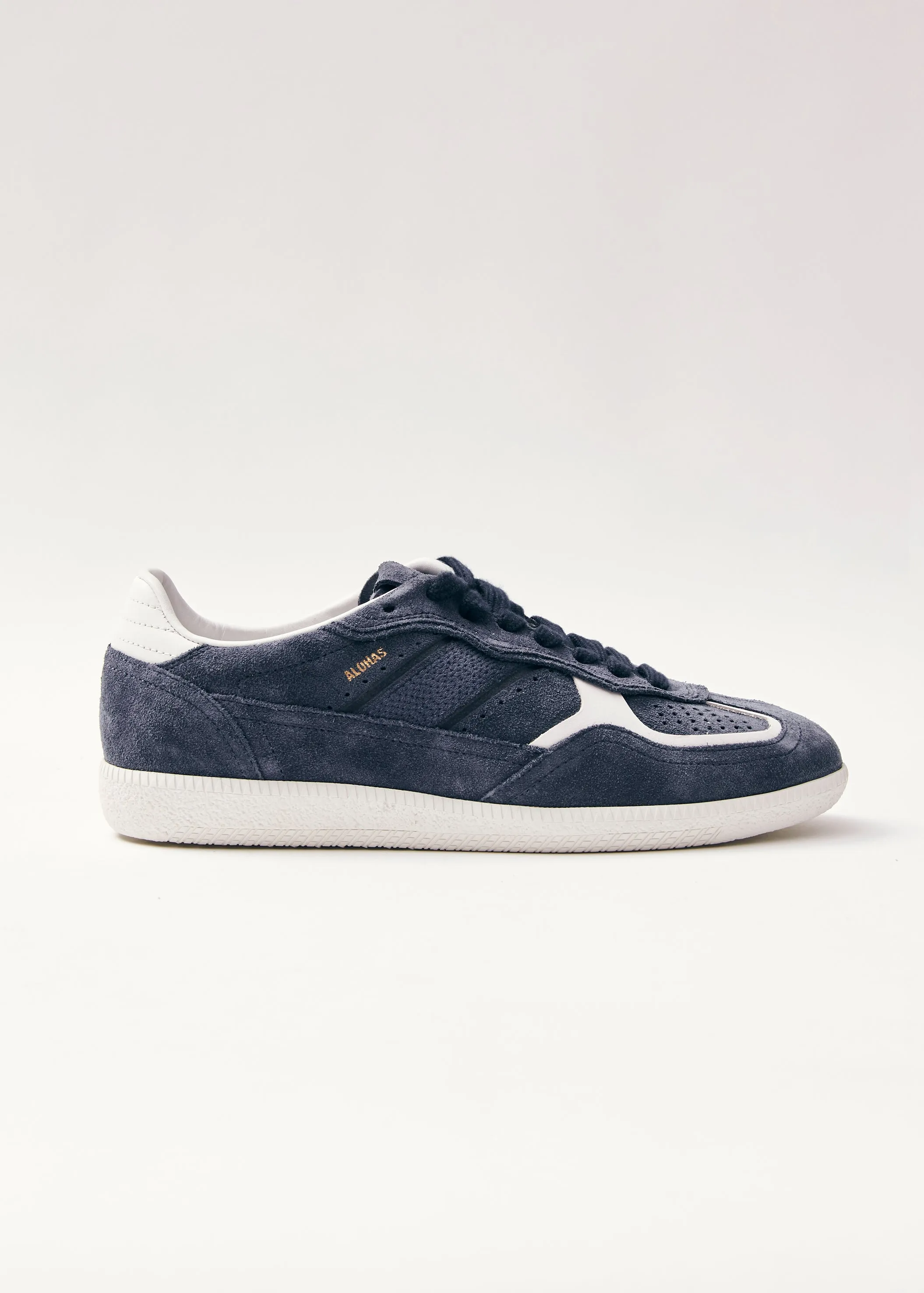 Tb.490 Rife Navy Blue Leather Sneakers sold by Alohas