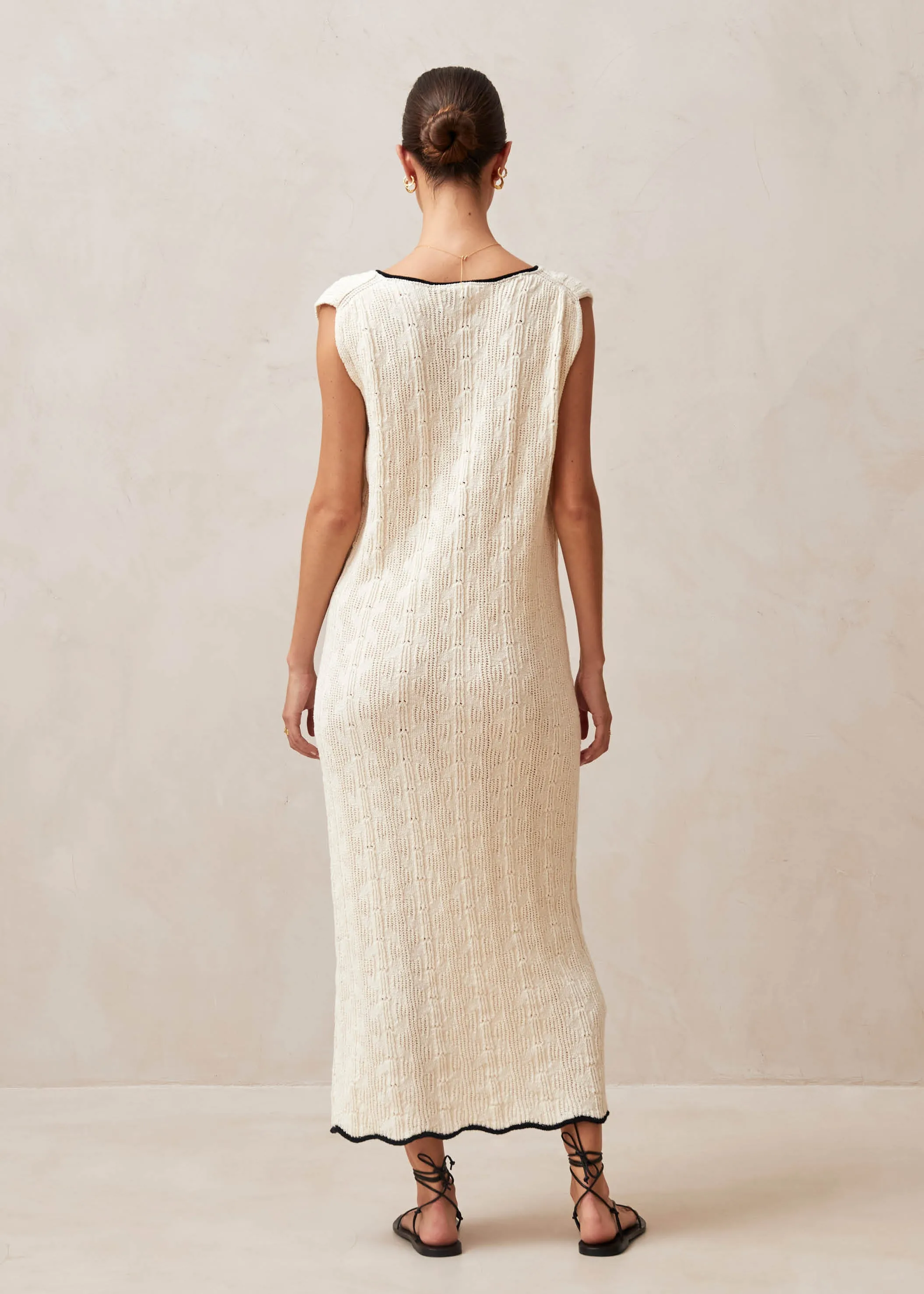 Lia Ecru Maxi Dress sold by Alohas product image thumbnail 2