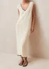 Lia Ecru Maxi Dress sold by Alohas