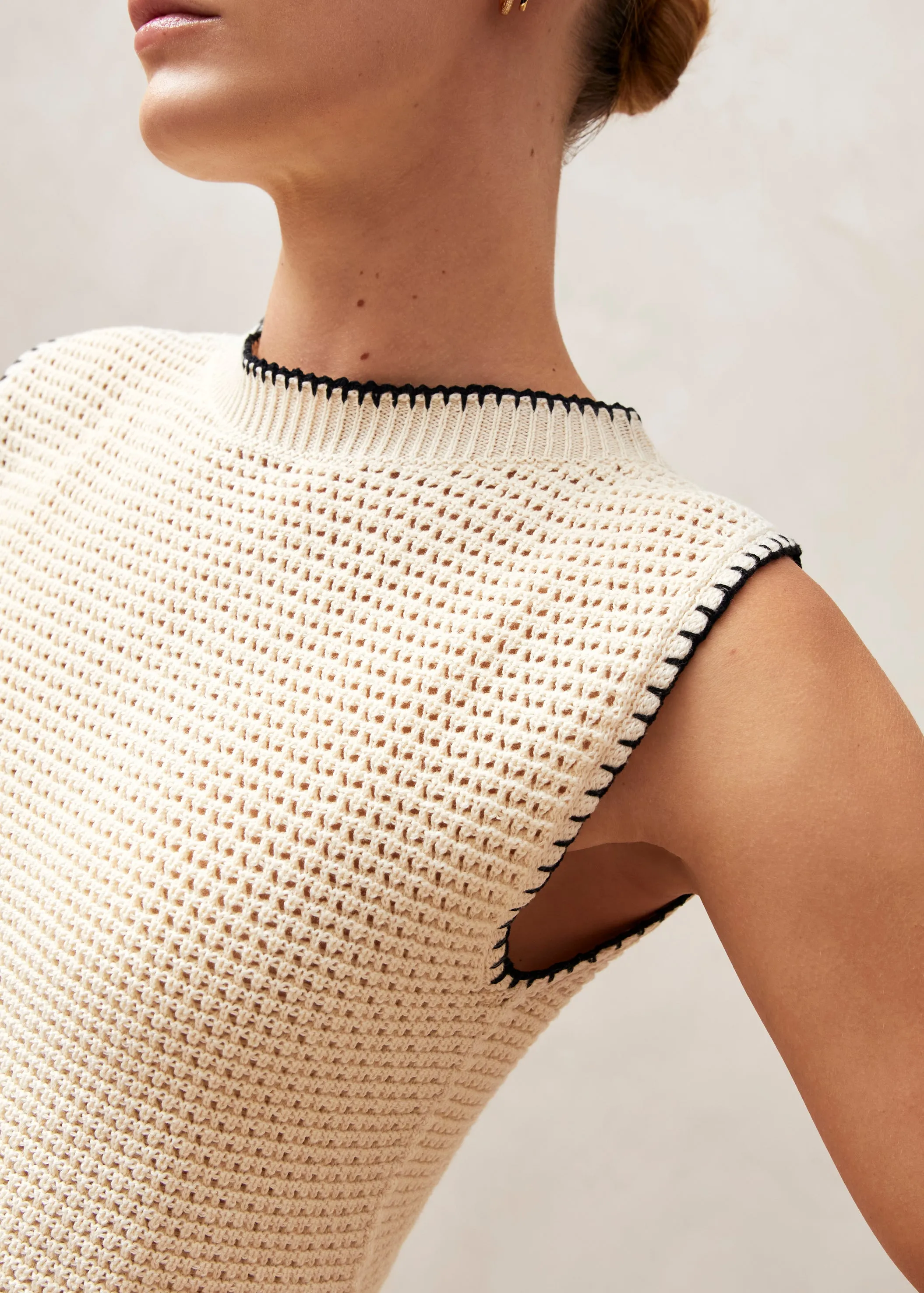 Toscana Ecru Tricot Tank sold by Alohas product image thumbnail 5