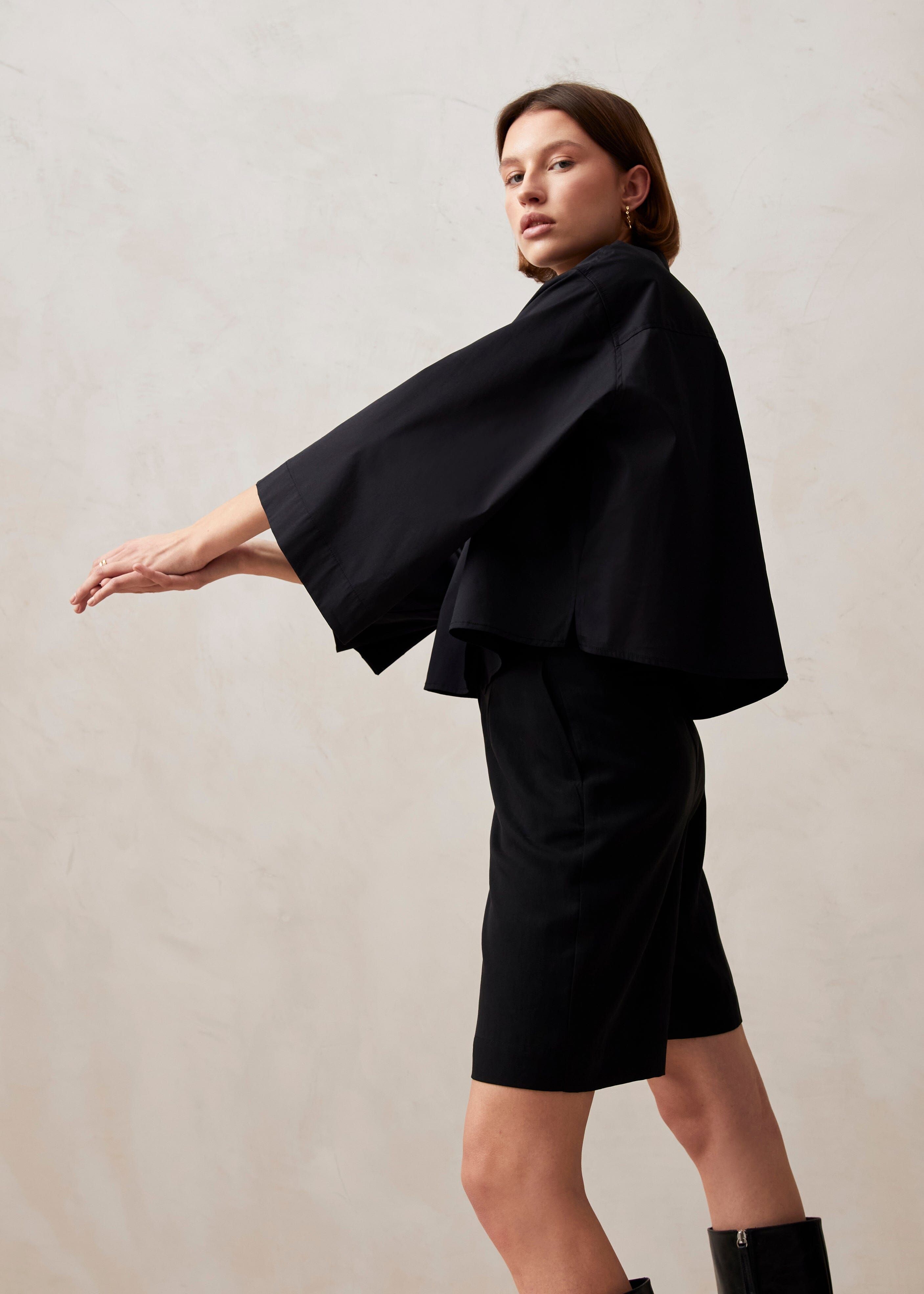 Giovanna Black Shirt sold by Alohas product image thumbnail 2