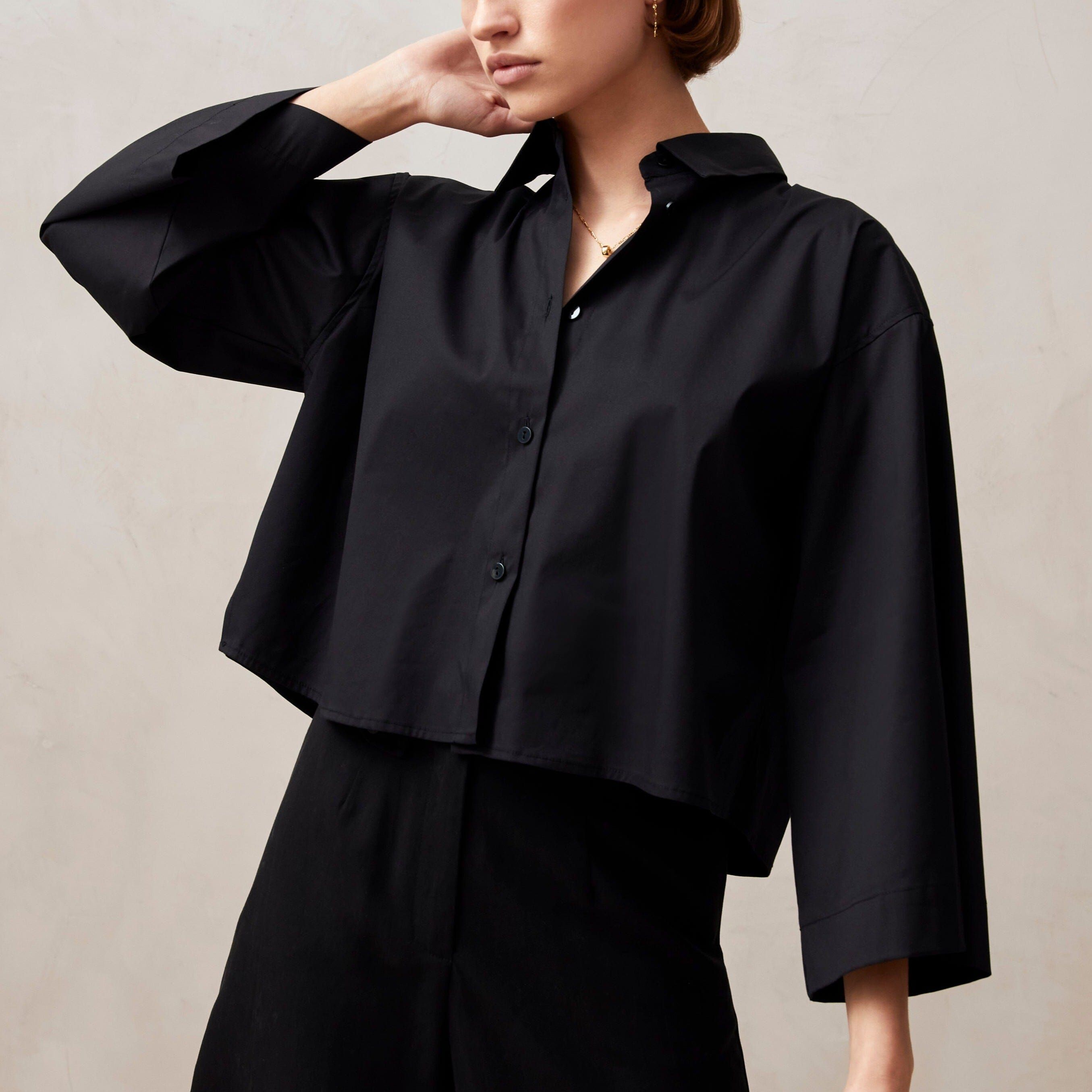 Giovanna Black Shirt sold by Alohas product image thumbnail 3