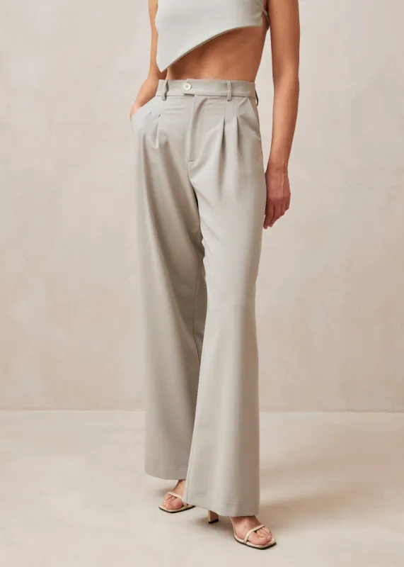 Irina Light Olive Pants sold by Alohas