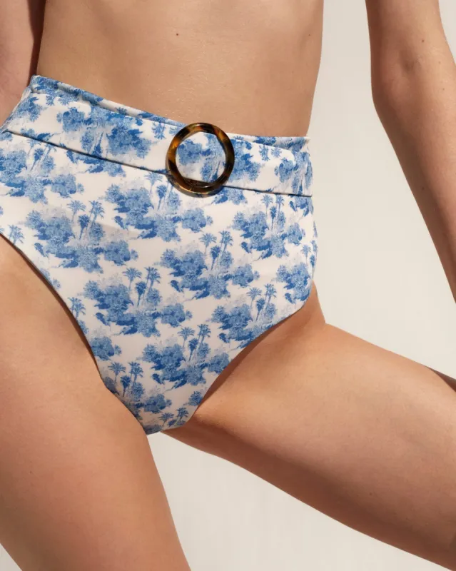 The Cylinder Bikini Bottom Toile De Jouy sold by Alohas