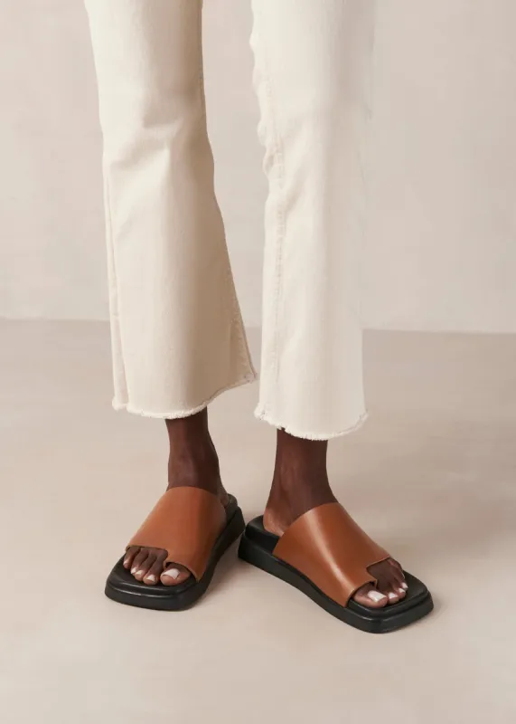 Toe Ring Flop Tan sold by Alohas