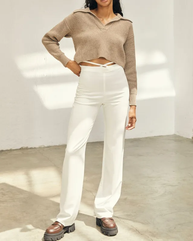 Verve Cream Pants sold by Alohas