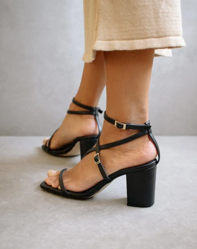 Manhattan Black Sandal sold by Alohas