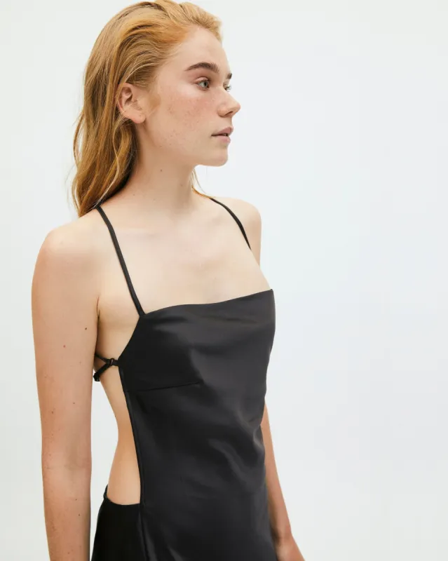 Fuzzy Dress Black sold by Alohas