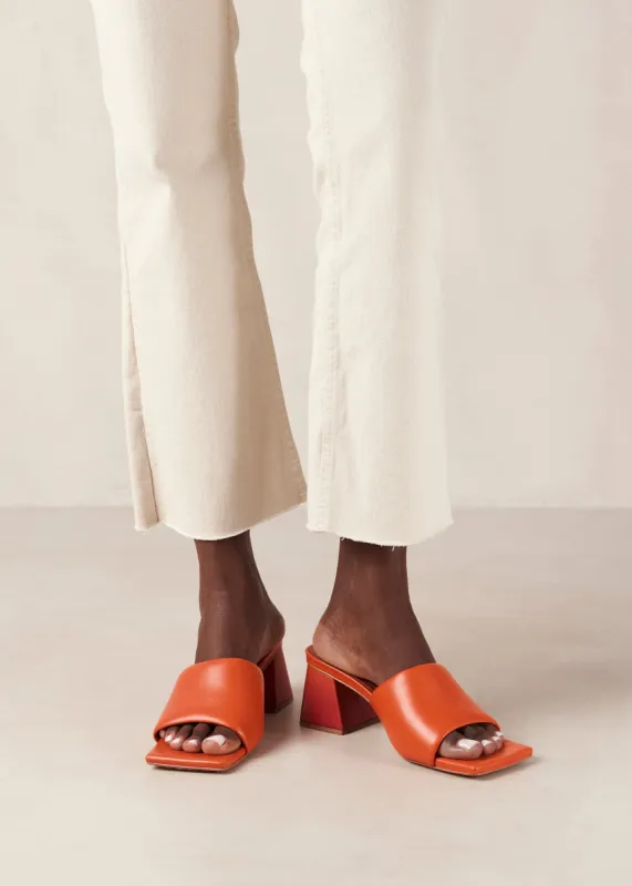 Brushed Degradé Pomelo Orange Magenta Print sold by Alohas