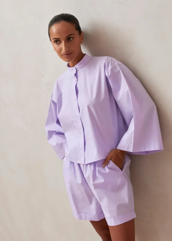Maira Lilac Shirt sold by Alohas