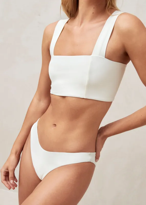 Lyn White Bikini Top sold by Alohas